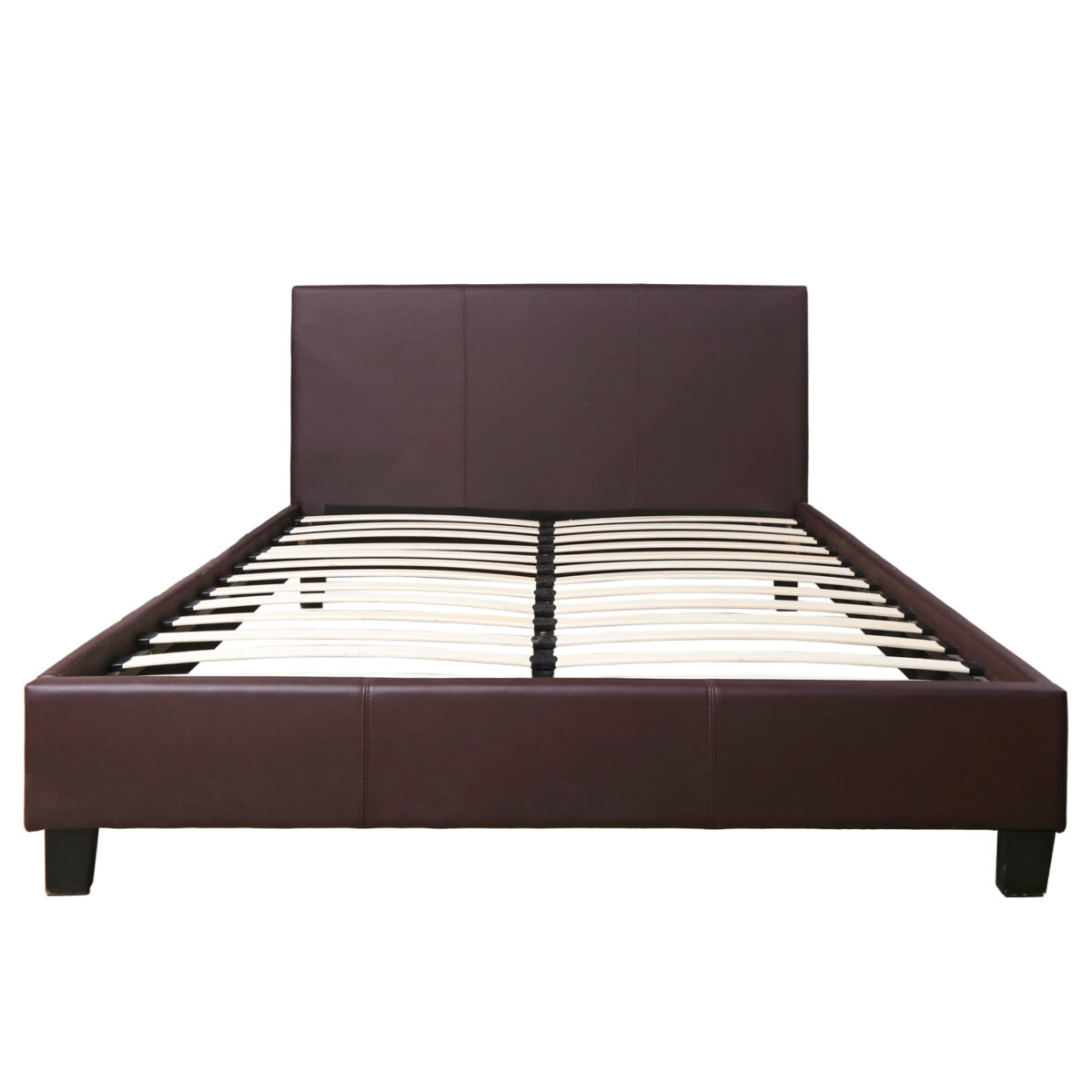 ΚΡΕΒΑΤΙ ΜΕ ΣΤΡΩΜΑ BECCA HM21283.02 ΚΑΦΕ PU--ΓΙΑ 150x200εκ - Image 4