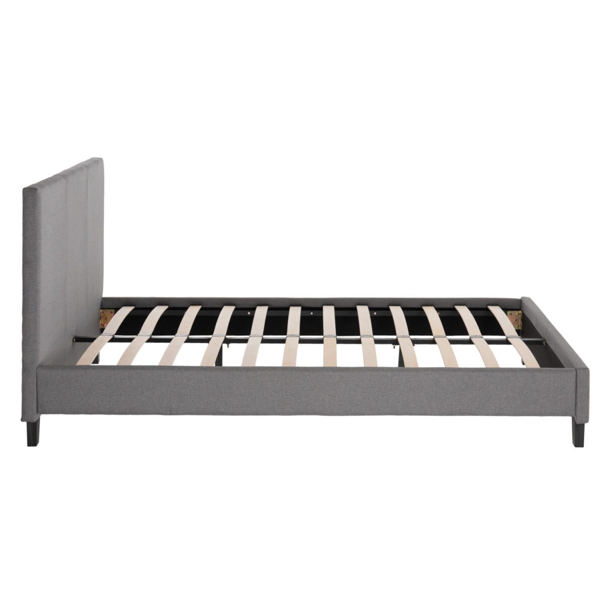 ΚΡΕΒΑΤΙ ΜΕ ΣΤΡΩΜΑ BECCA HM21283.04 ΓΚΡΙ ΥΦΑΣΜΑ--ΓΙΑ 150x200εκ - Image 5