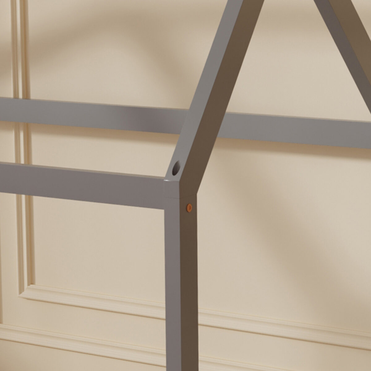 ΚΡΕΒΑΤΙ ΠΑΙΔΙΚΟ ΜΕ ΣΤΡΩΜΑ PEPE HM21303.02 ΞΥΛΟ ΠΕΥΚΟΥ ΣΕ ΓΚΡΙ--ΣΤΡΩΜΑ 70x140εκ - Image 8