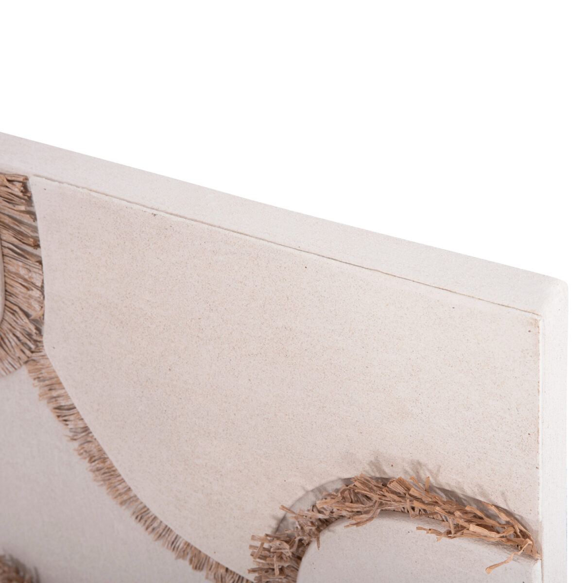 ΠΙΝΑΚΑΣ ΟΡΘΟΓΩΝΙΟΣ ΣΕΙΡΑ SANTORINI HM4532 MDF ΥΠΟΛΕΥΚΟ ΧΡΩΜΑ-ΔΙΑΚΟΣΜΗΣΗ ΜΠΕΖ 60x4,5(πάχος)x80Υεκ. - Image 4