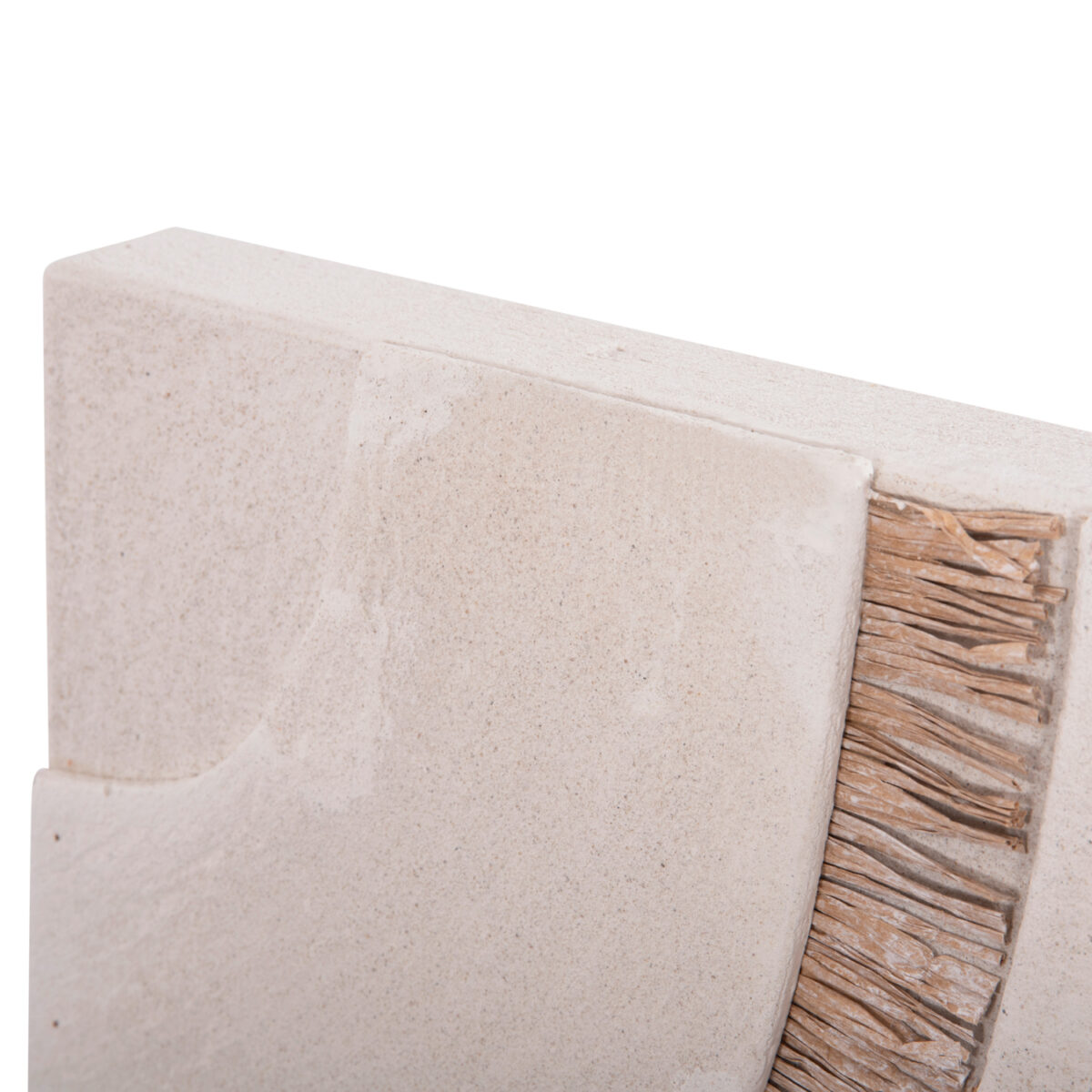 ΠΙΝΑΚΑΣ ΟΡΘΟΓΩΝΙΟΣ ΣΕΙΡΑ SANTORINI HM4532 MDF ΥΠΟΛΕΥΚΟ ΧΡΩΜΑ-ΔΙΑΚΟΣΜΗΣΗ ΜΠΕΖ 60x4,5(πάχος)x80Υεκ. - Image 5