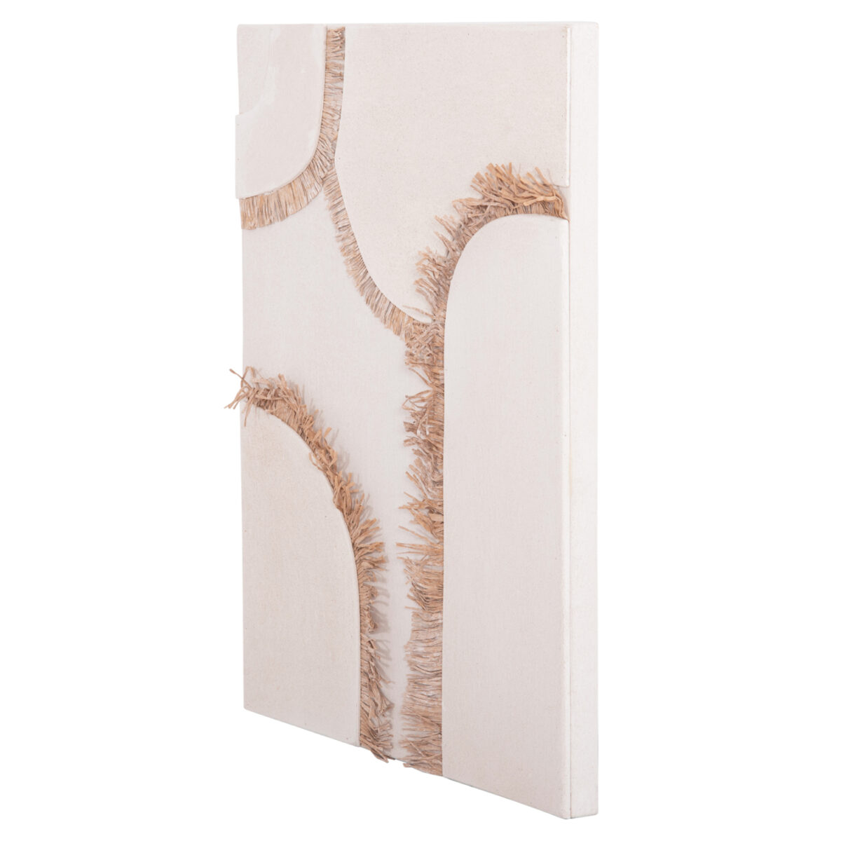 ΠΙΝΑΚΑΣ ΟΡΘΟΓΩΝΙΟΣ ΣΕΙΡΑ SANTORINI HM4532 MDF ΥΠΟΛΕΥΚΟ ΧΡΩΜΑ-ΔΙΑΚΟΣΜΗΣΗ ΜΠΕΖ 60x4,5(πάχος)x80Υεκ. - Image 6