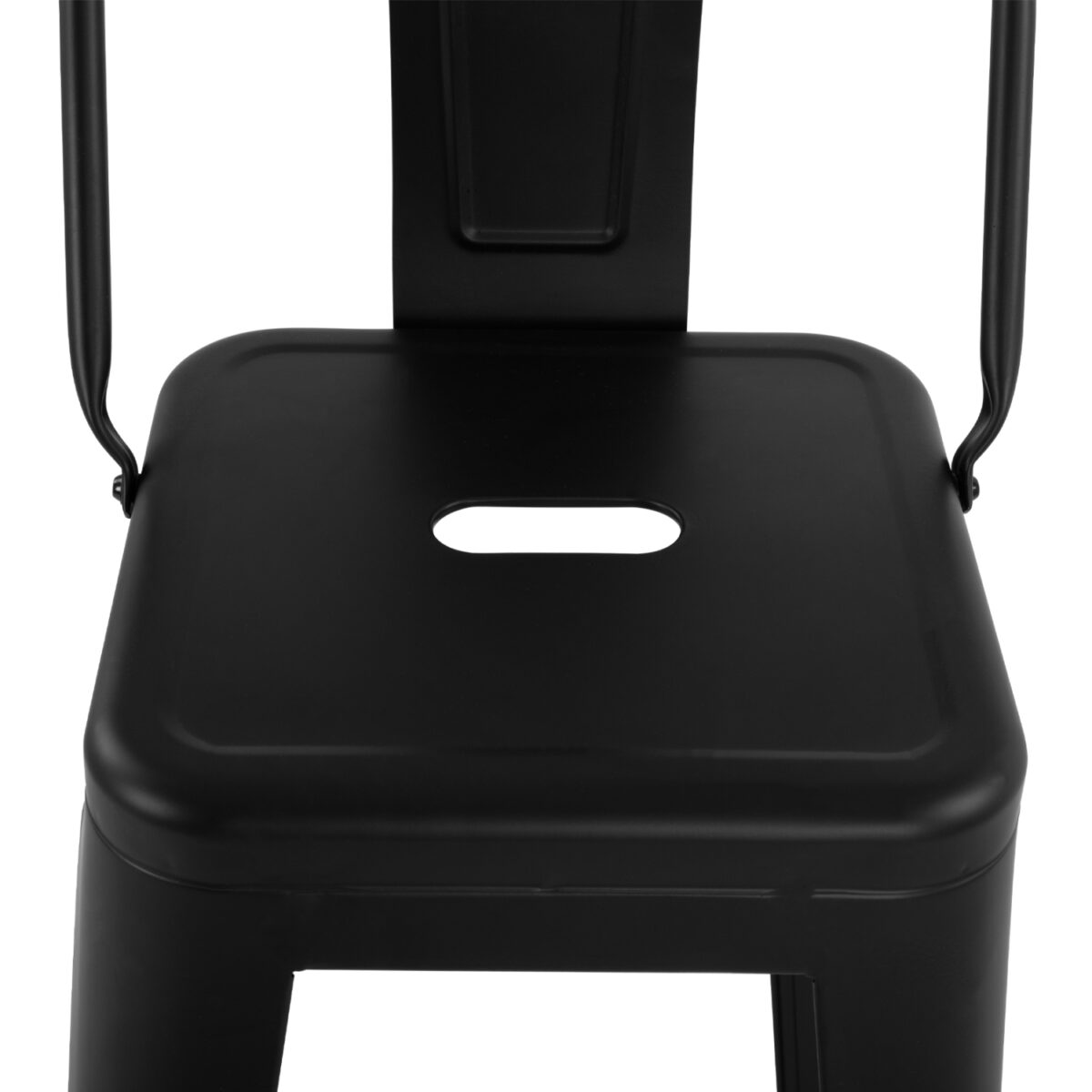 ΣΚΑΜΠΟ BAR ΜΕΤΑΛΛΙΚΟ MELITA ME ΠΛΑΤΗ ΜΑΥΡΟ ΜΑΤ 43Χ43Χ95Υεκ. HM8643.22 - Image 8