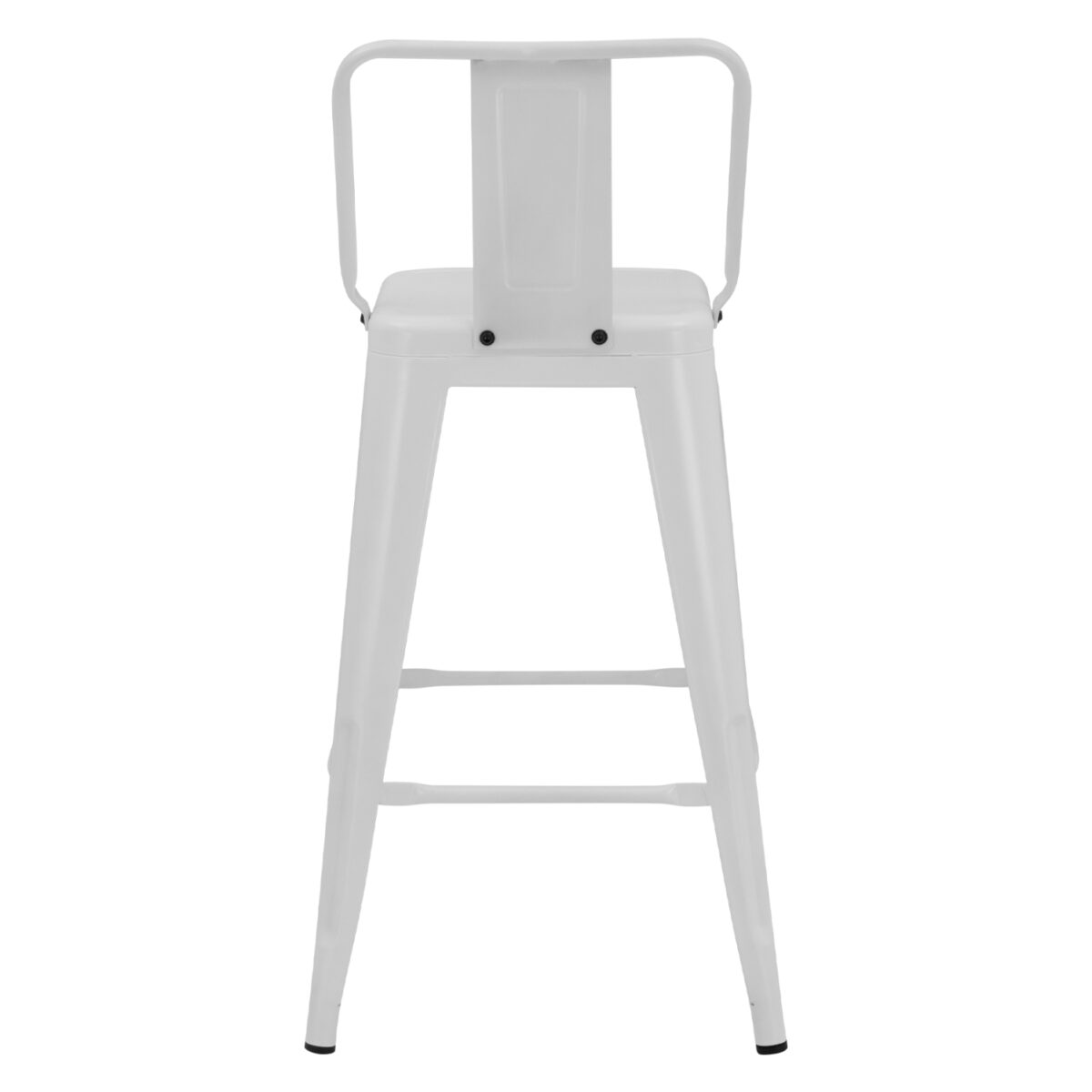 ΣΚΑΜΠΟ ΜΕΣΑΙΟΥ ΥΨΟΥΣ ΜΕΤΑΛΛΙΚΟ MELITA ΜΕ ΠΛΑΤΗ ΣΕ ΛΕΥΚΟ ΜΑΤ HM8574.31 42x42x89,5Υ εκ. - Image 6