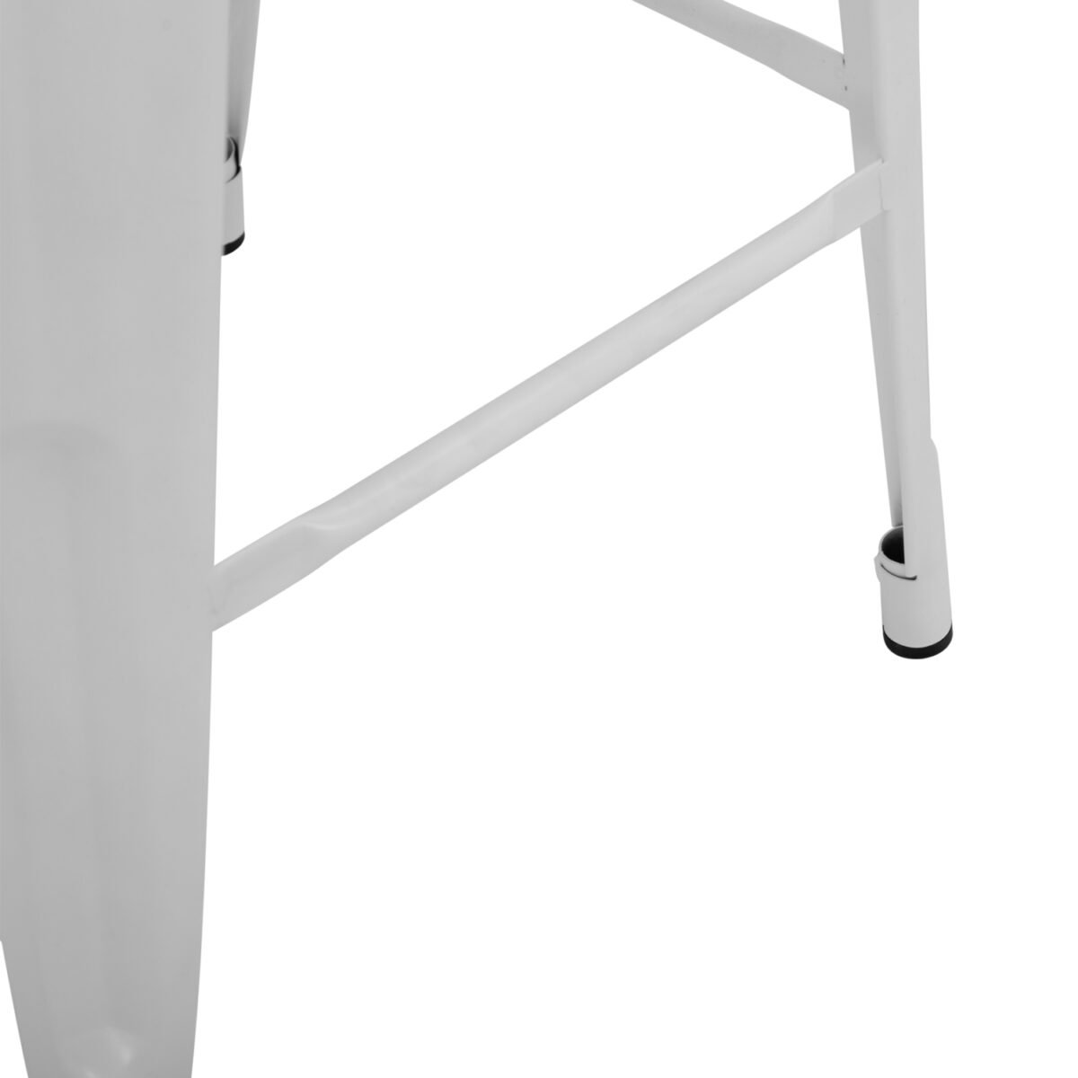 ΣΚΑΜΠΟ ΜΕΣΑΙΟΥ ΥΨΟΥΣ ΜΕΤΑΛΛΙΚΟ MELITA ΜΕ ΠΛΑΤΗ ΣΕ ΛΕΥΚΟ ΜΑΤ HM8574.31 42x42x89,5Υ εκ. - Image 10