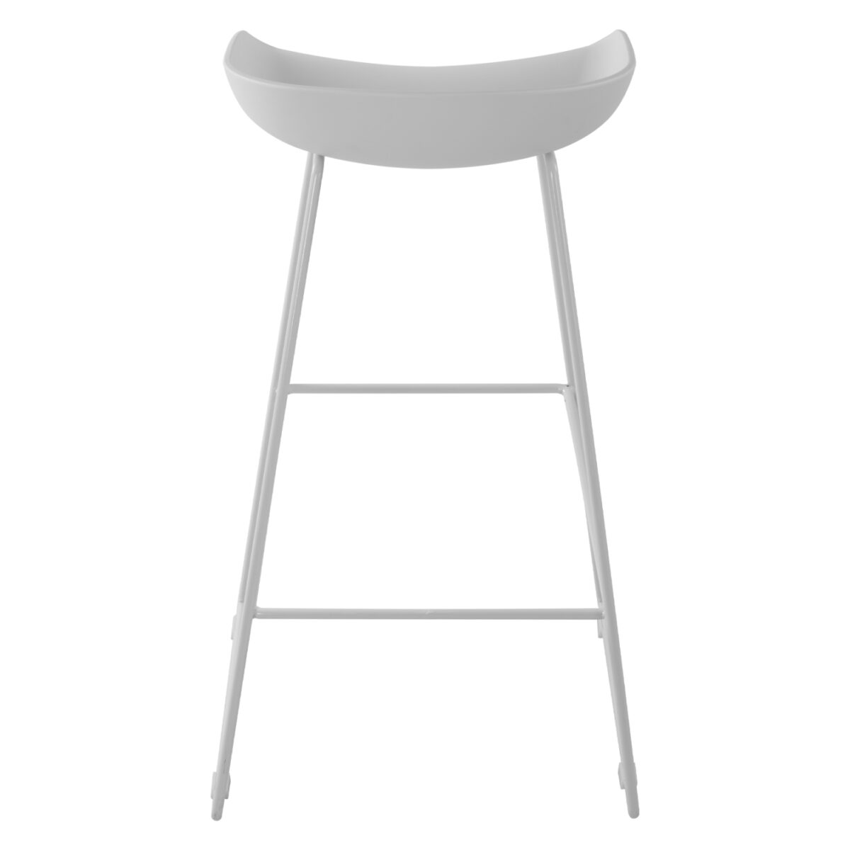 ΣΚΑΜΠΟ ΜΕΤΑΛΛΙΚΟ NAILA HM8450.01 ΜΕ ΚΑΘΙΣΜΑ PP ΛΕΥΚΟ 47x47x83 εκ. - Image 6