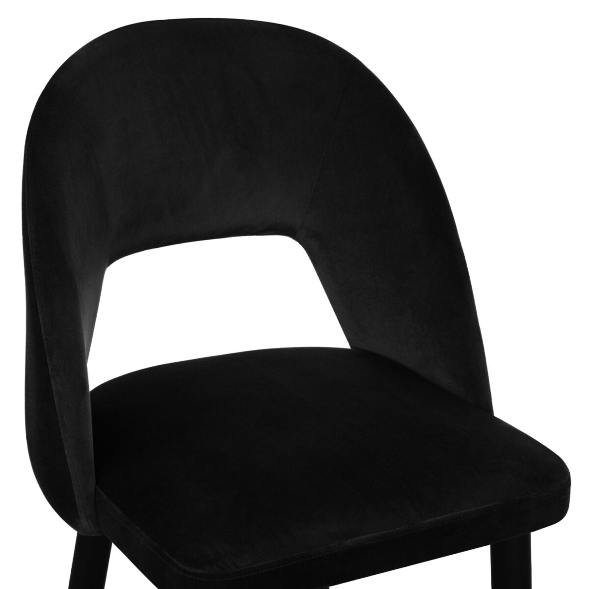 ΣΚΑΜΠΟ ΜΠΑΡ HARPER HM8526.04 ΒΕΛΟΥΔΟ ΜΑΥΡΟ ΜΕ ΜΕΤΑΛΛΙΚΟ ΣΚΕΛΕΤΟ 50Χ51Χ111Υ εκ. - Image 7