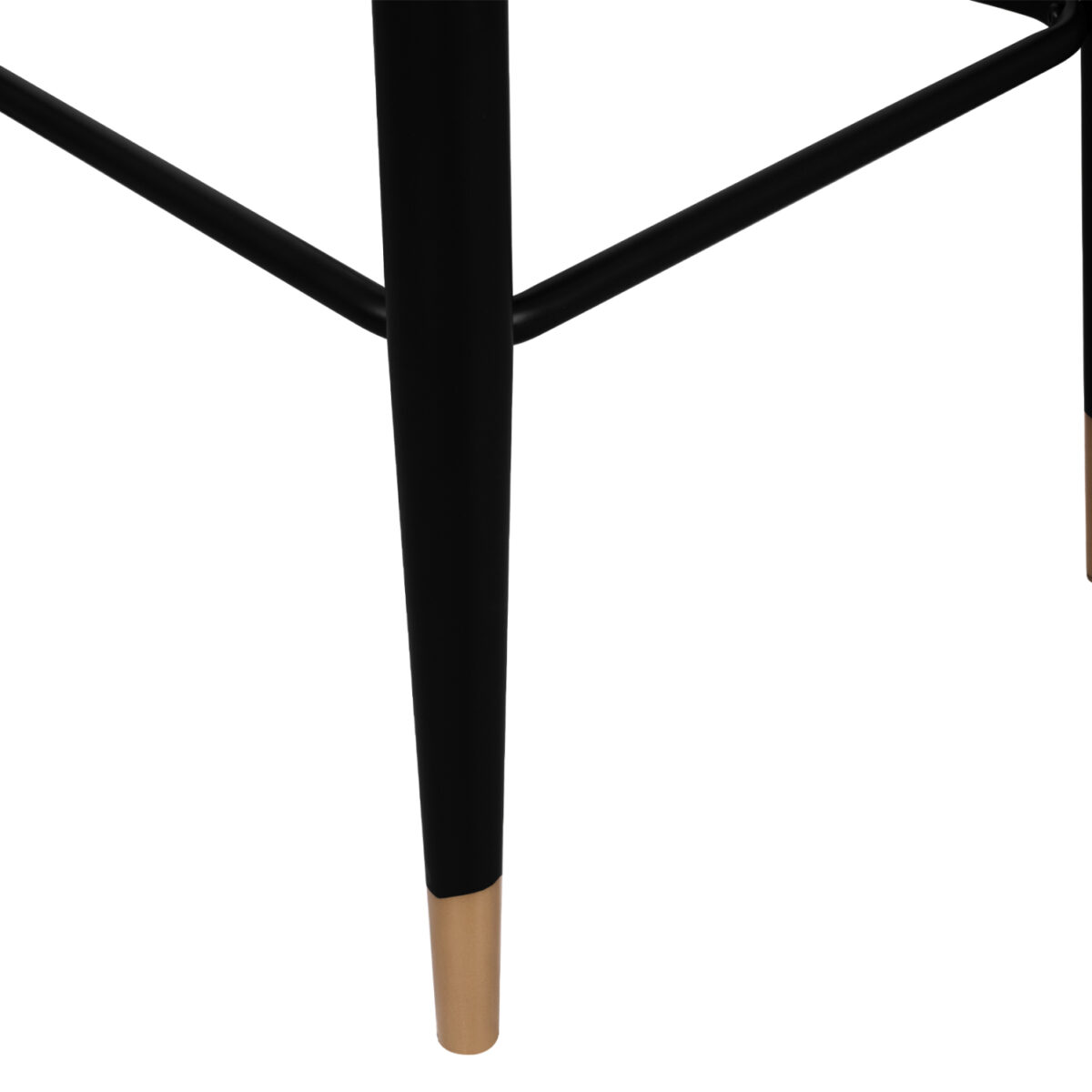 ΣΚΑΜΠΟ ΜΠΑΡ HARPER HM8526.04 ΒΕΛΟΥΔΟ ΜΑΥΡΟ ΜΕ ΜΕΤΑΛΛΙΚΟ ΣΚΕΛΕΤΟ 50Χ51Χ111Υ εκ. - Image 10