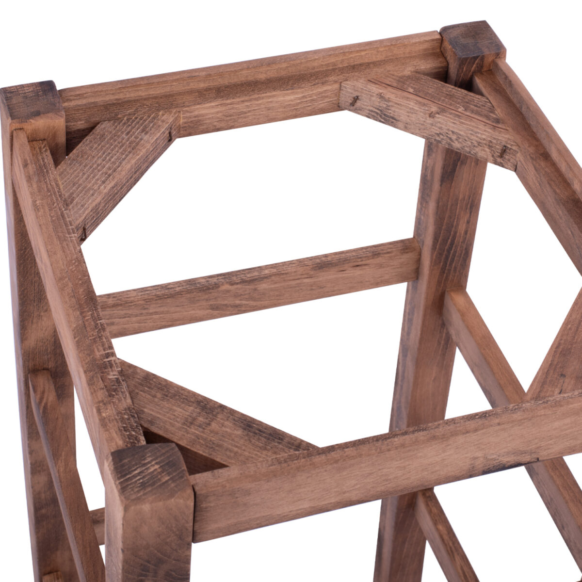 ΣΚΑΜΠΟ ΞΥΛΙΝΟ Χ.ΠΛΑΤΗ ΣΚΕΛΕΤΟΣ ΚΑΡΥΔΙ ΕΜΠΟΤΙΣΜΟΣ HM5583.01 35x35x75 εκ. - Image 4