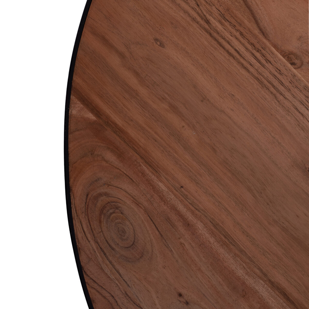 ΤΡΑΠΕΖΙ ΣΑΛΟΝΙΟΥ ATHARVA ΑΠΟ ΜΑΣΙΦ ΞΥΛΟ ΑΚΑΚΙΑΣ HM8461.11 Φ100x36Υ εκ. - Image 6