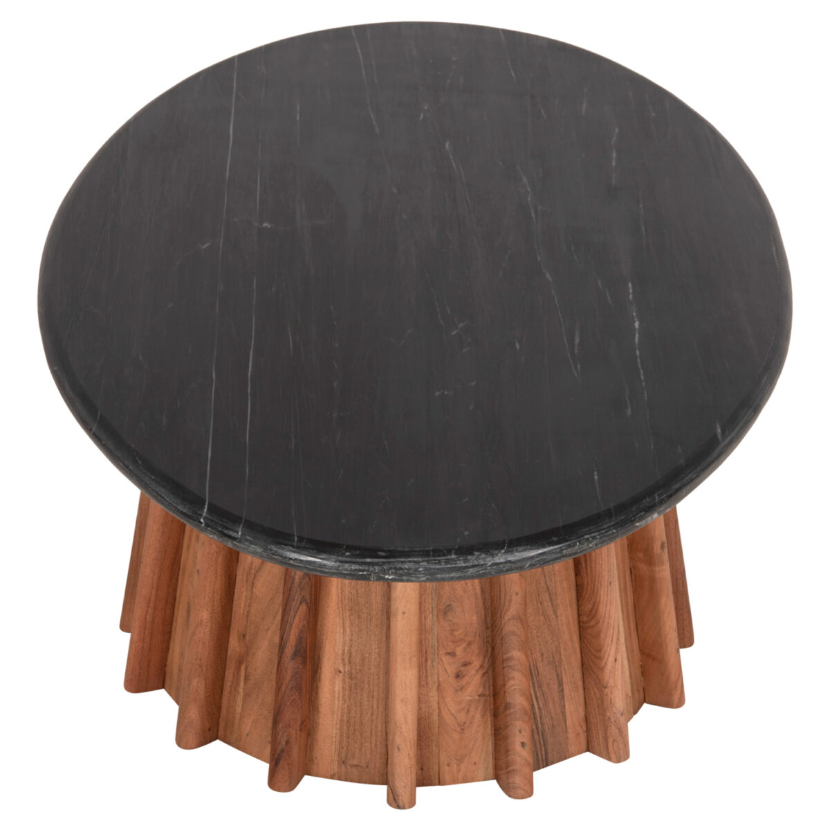 ΤΡΑΠΕΖΙ ΣΑΛΟΝΙΟΥ ΟΒΑΛ DRAXX HM9934 ΜΑΣΙΦ ΑΚΑΚΙΑ-ΜΑΥΡΟ ΜΑΡΜΑΡΟ 120x70x38Υεκ. - Image 4