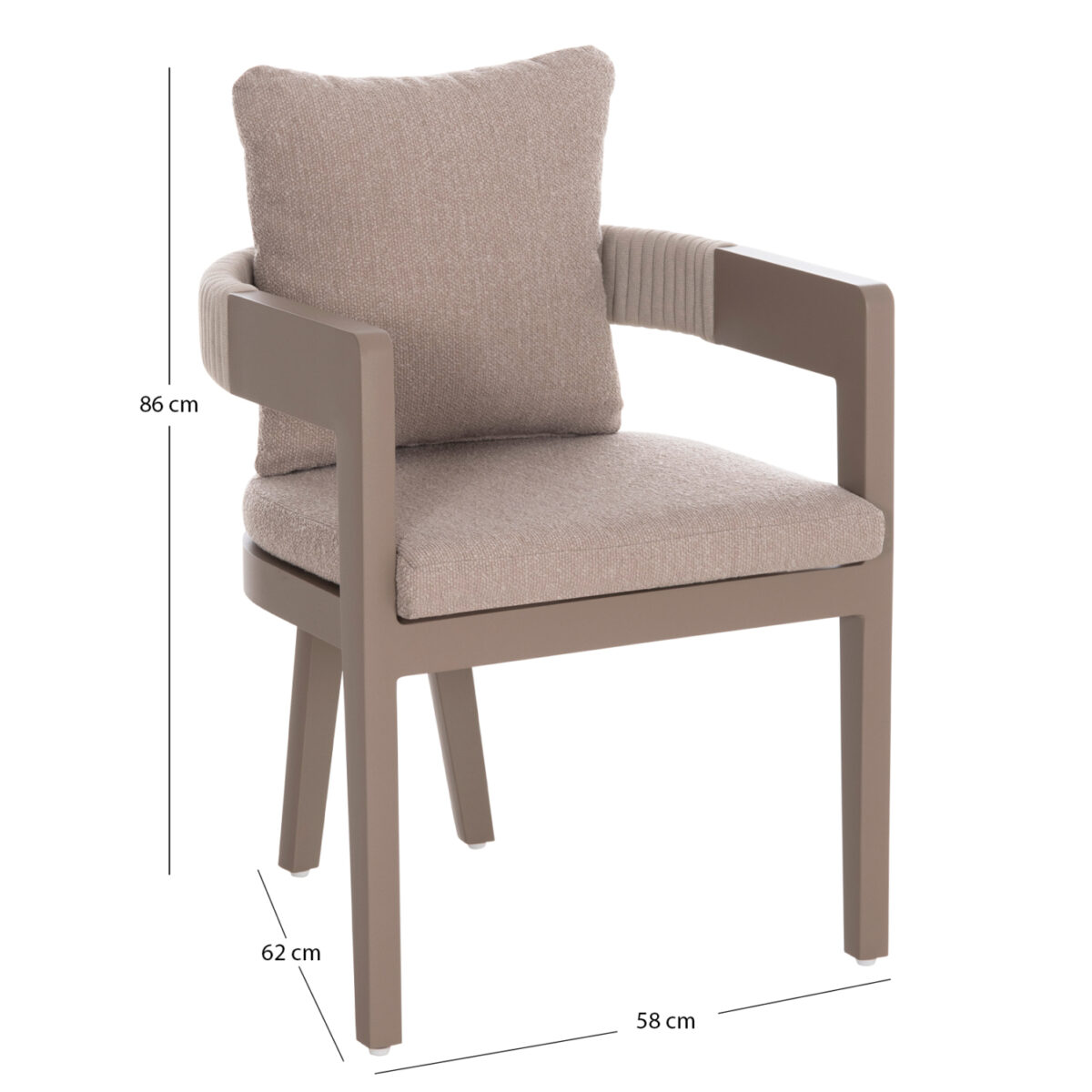 ΠΟΛΥΘΡΟΝΑ ΤΡΑΠΕΖΑΡΙΑΣ ABSOLUTION SM6465.02 ΑΛΟΥΜΙΝΙΟ-ΣΧΟΙΝΙ-ΜΑΞΙΛΑΡΙΑ ΜΠΕΖ 58x60x69Υεκ - Image 2