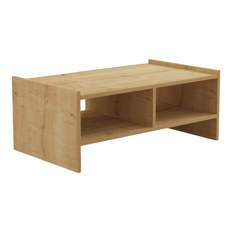 Τραπέζι σαλονιού Tiena  σε oak απόχρωση 90x50x35εκ