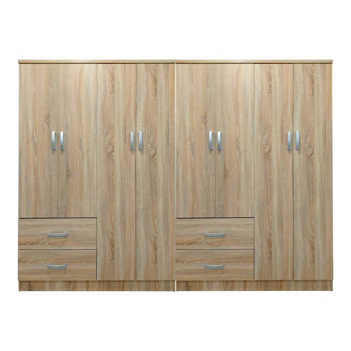 Ντουλάπα οχτάφυλλη Lego  sonoma 241x42x181εκ - Image 3