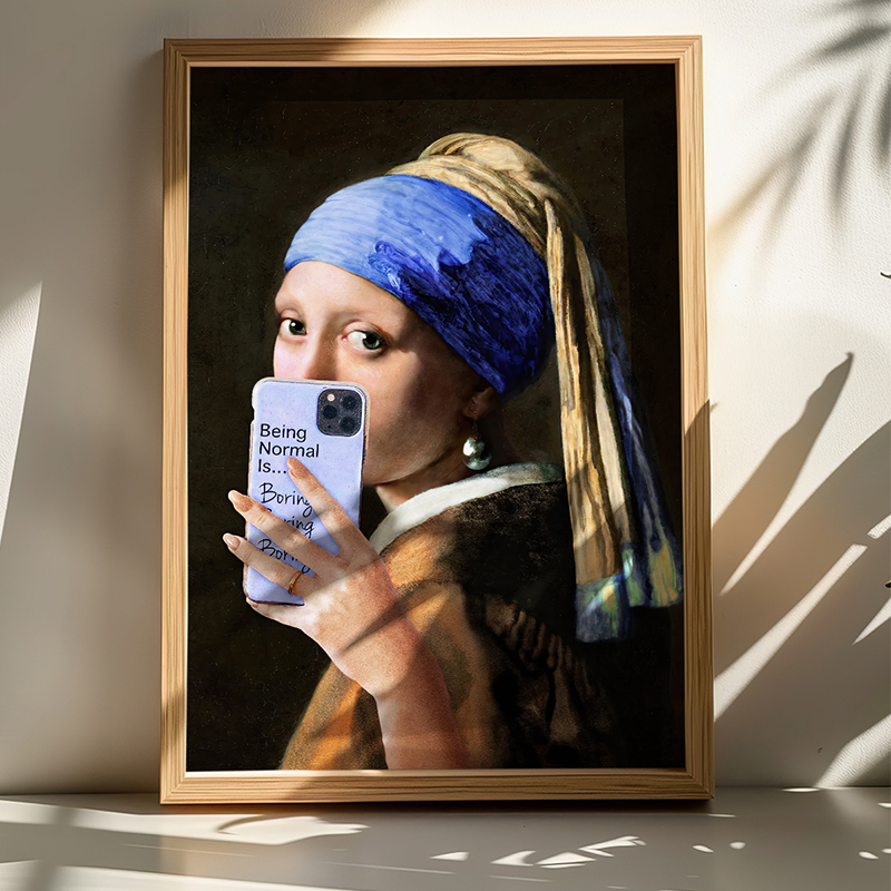 Πίνακας Dorazen  με ψηφιακή εκτύπωση και πλαίσιο 50x2x70εκ