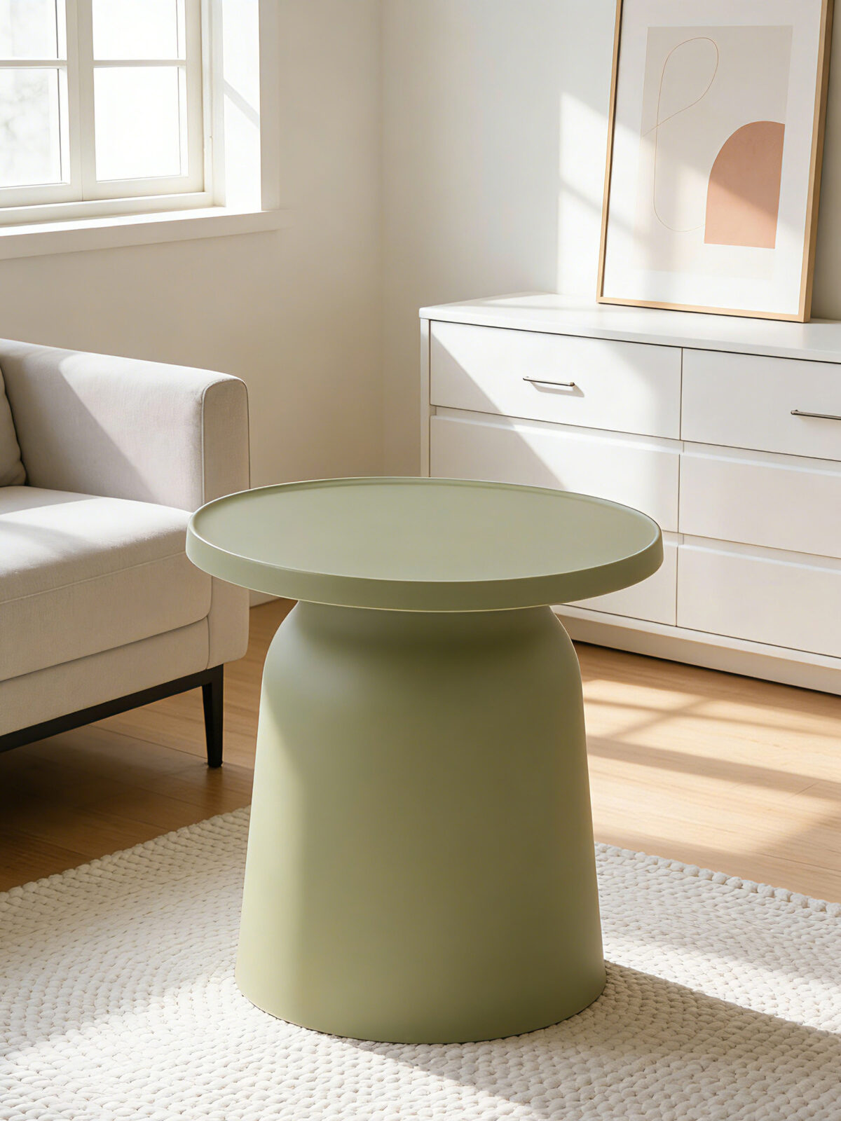 DOMI COFFEE TABLE ΠΡΑΣΙΝΟ 47x47x46cm - Image 4