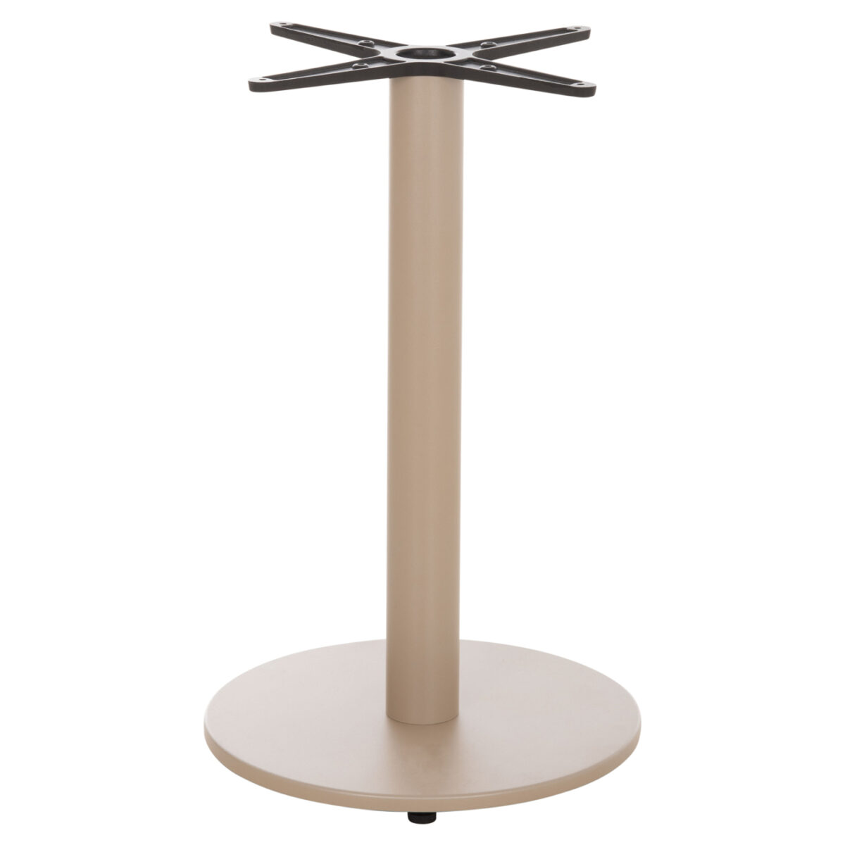 ΒΑΣΗ ΤΡΑΠΕΖΙΟΥ ΑΛΟΥΜΙΝΙΟΥ ΣΤΡΟΓΓΥΛΗ ΚΑΠΟΥΤΣΙΝΟ HM476.25 ΣΤΑΥΡΟΣ 48Χ48εκ Φ45Χ72Υεκ. - Image 3