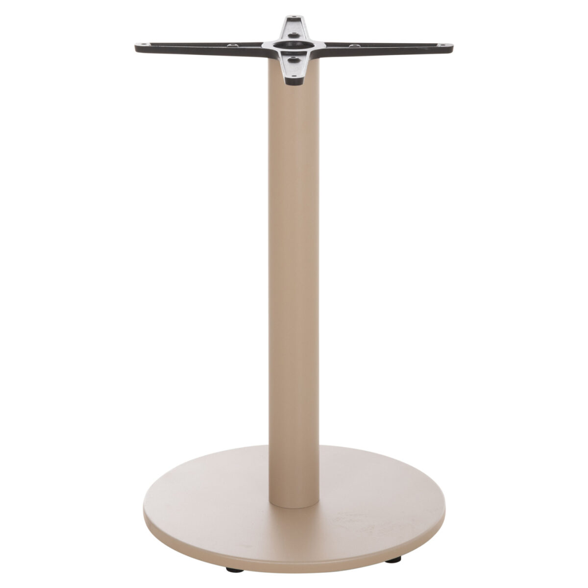 ΒΑΣΗ ΤΡΑΠΕΖΙΟΥ ΑΛΟΥΜΙΝΙΟΥ ΣΤΡΟΓΓΥΛΗ ΚΑΠΟΥΤΣΙΝΟ HM476.25 ΣΤΑΥΡΟΣ 48Χ48εκ Φ45Χ72Υεκ. - Image 6