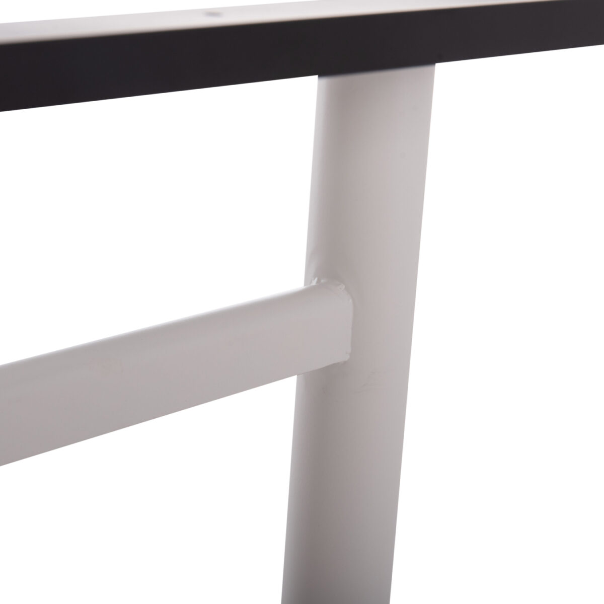 ΒΑΣΗ ΤΡΑΠΕΖΙΟΥ ΜΕΤΑΛΛΙΚΗ ΔΙΠΛΗ HM461.12 ΛΕΥΚΗ ΜΕ ΡΕΓΟΥΛΑΤΟΡΟΥΣ 100x60x73Υεκ. - Image 9