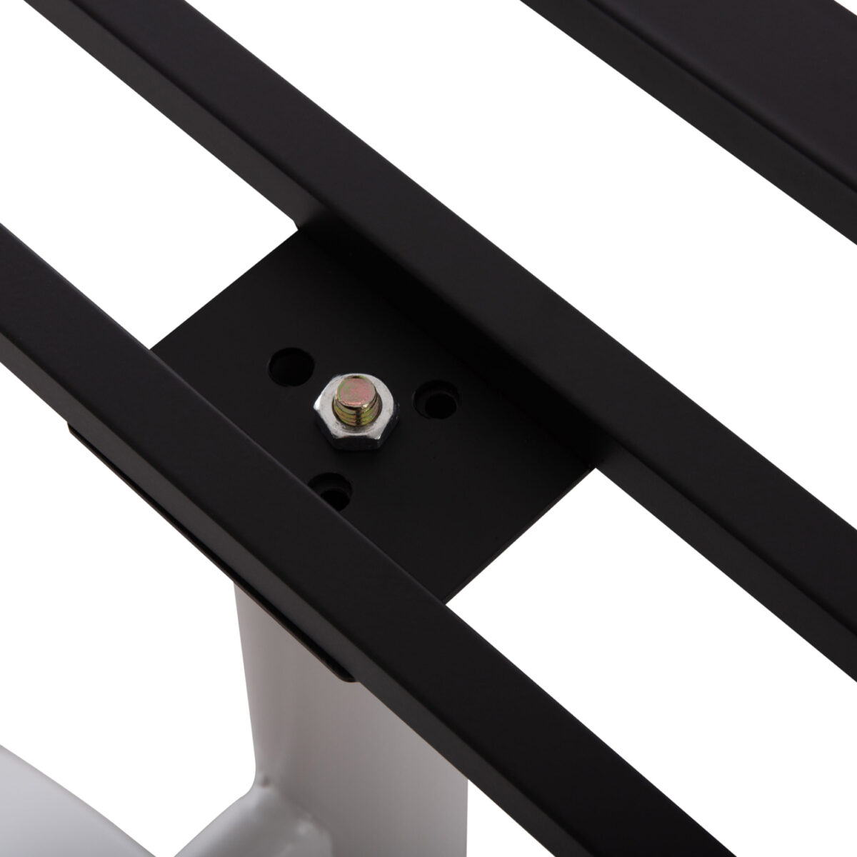 ΒΑΣΗ ΤΡΑΠΕΖΙΟΥ ΜΕΤΑΛΛΙΚΗ ΔΙΠΛΗ HM461.12 ΛΕΥΚΗ ΜΕ ΡΕΓΟΥΛΑΤΟΡΟΥΣ 100x60x73Υεκ. - Image 10