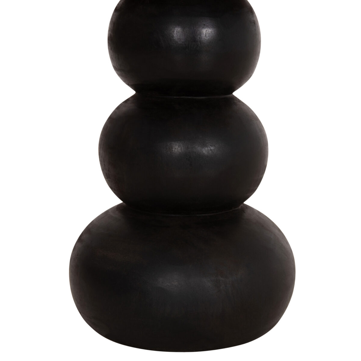 ΒΟΗΘΗΤΙΚΟ ΤΡΑΠΕΖΑΚΙ ΣΤΡΟΓΓΥΛΟ JACKY HM9890 SUAR ΞΥΛΟ ΦΥΣΙΚΟ & ΜΑΥΡΟ Φ40x45,5Υεκ. - Image 8