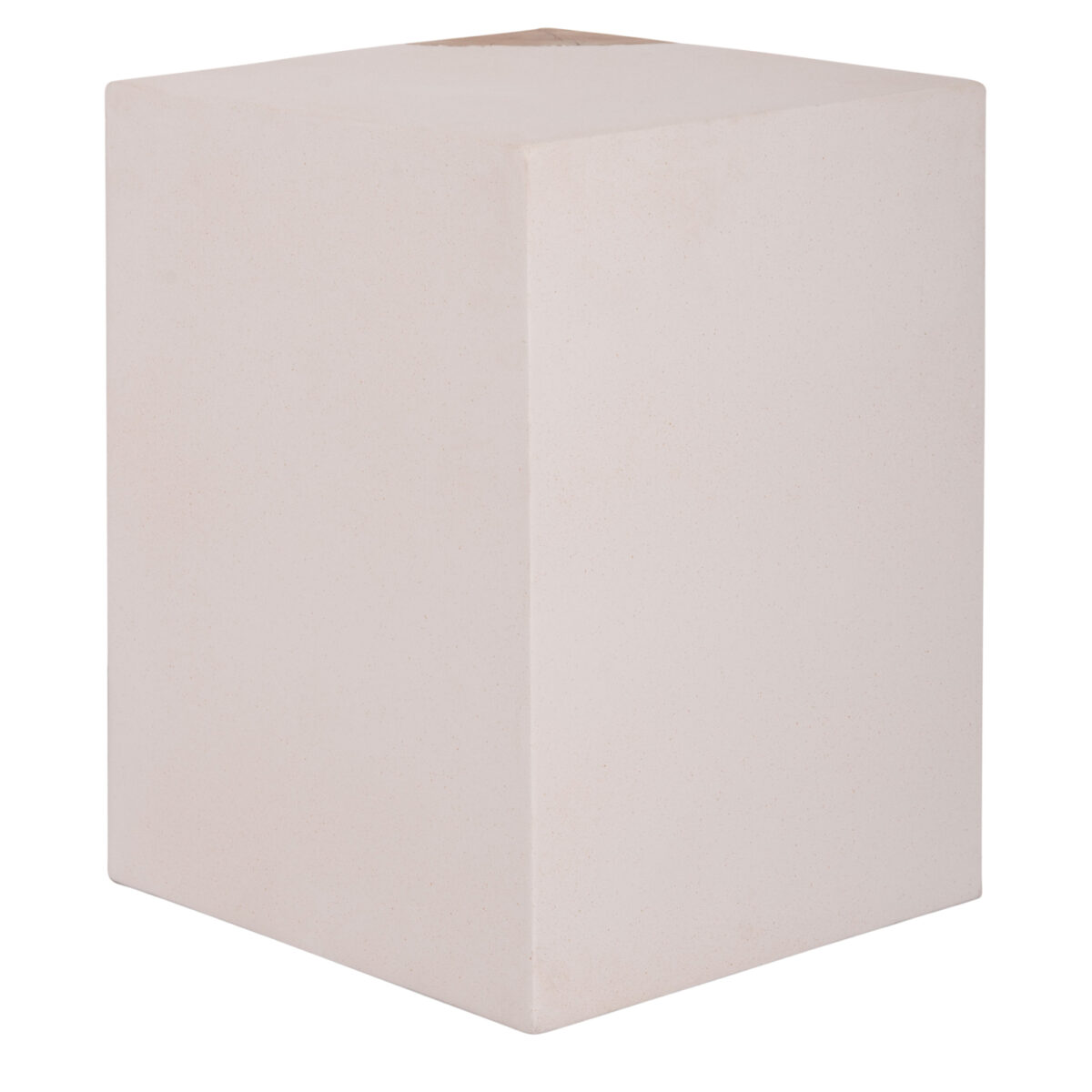 ΒΟΗΘΗΤΙΚΟ ΤΡΑΠΕΖΙ LEIA HM18163.02 FIBER CEMENT ΛΕΥΚΟ-ΞΥΛΟ TEAK 32.5x32.5x46Υεκ. - Image 4