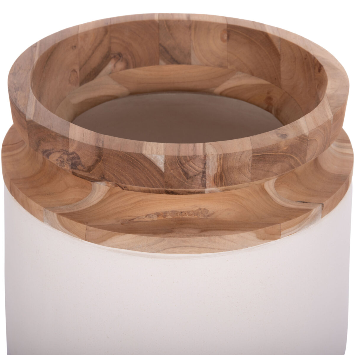 ΔΙΑΚΟΣΜΗΤΙΚΑ ΒΑΖΑ ΔΑΠΕΔΟΥ 2ΤΜΧ LINTER HM21140.02 FIBER CEMENT ΛΕΥΚΟ-ΞΥΛΟ ΤΕΑΚ 47Υ & 60Υεκ - Image 5