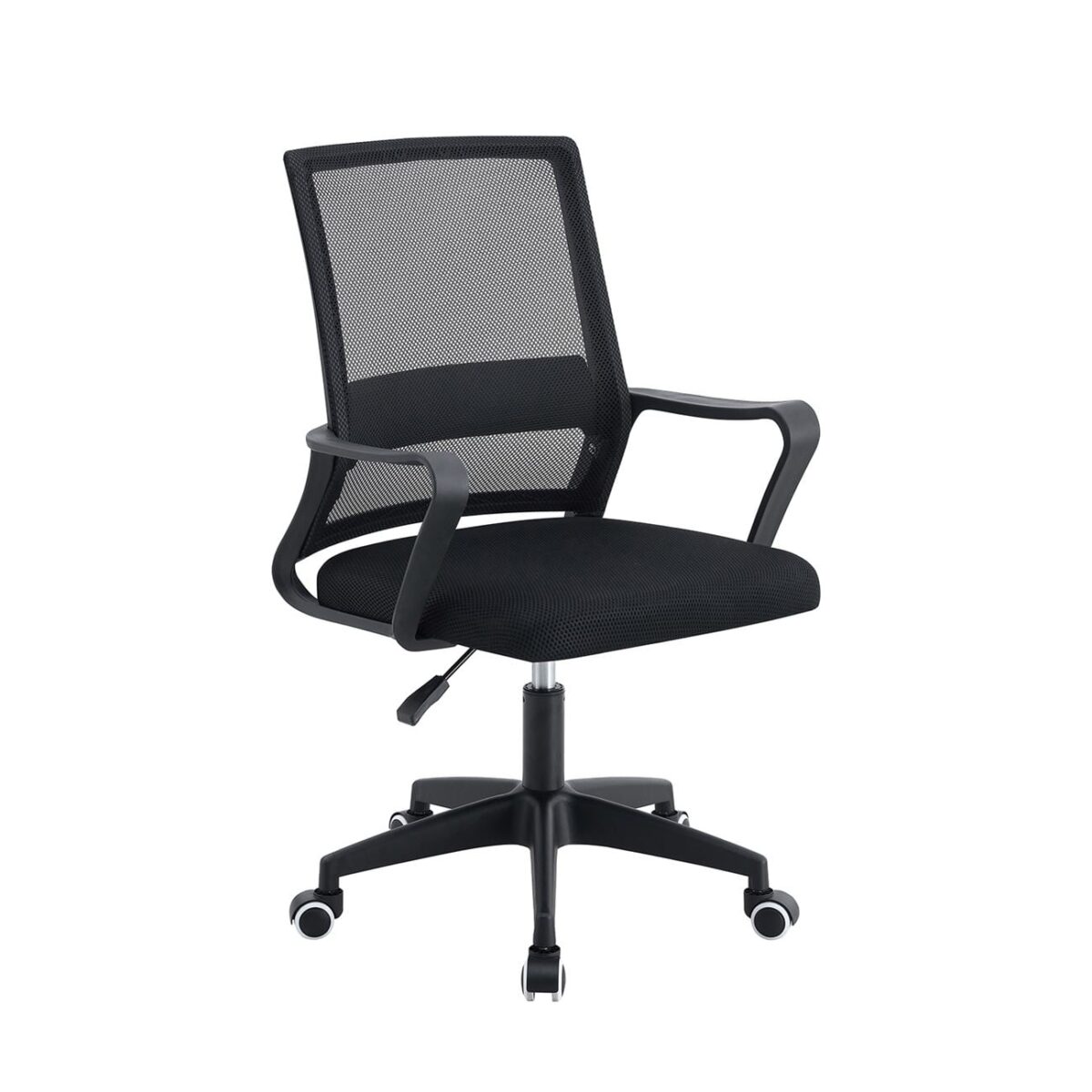 BF2112 Πολυθρόνα Γραφείου Ύφασμα Μαύρο Mesh - Image 2