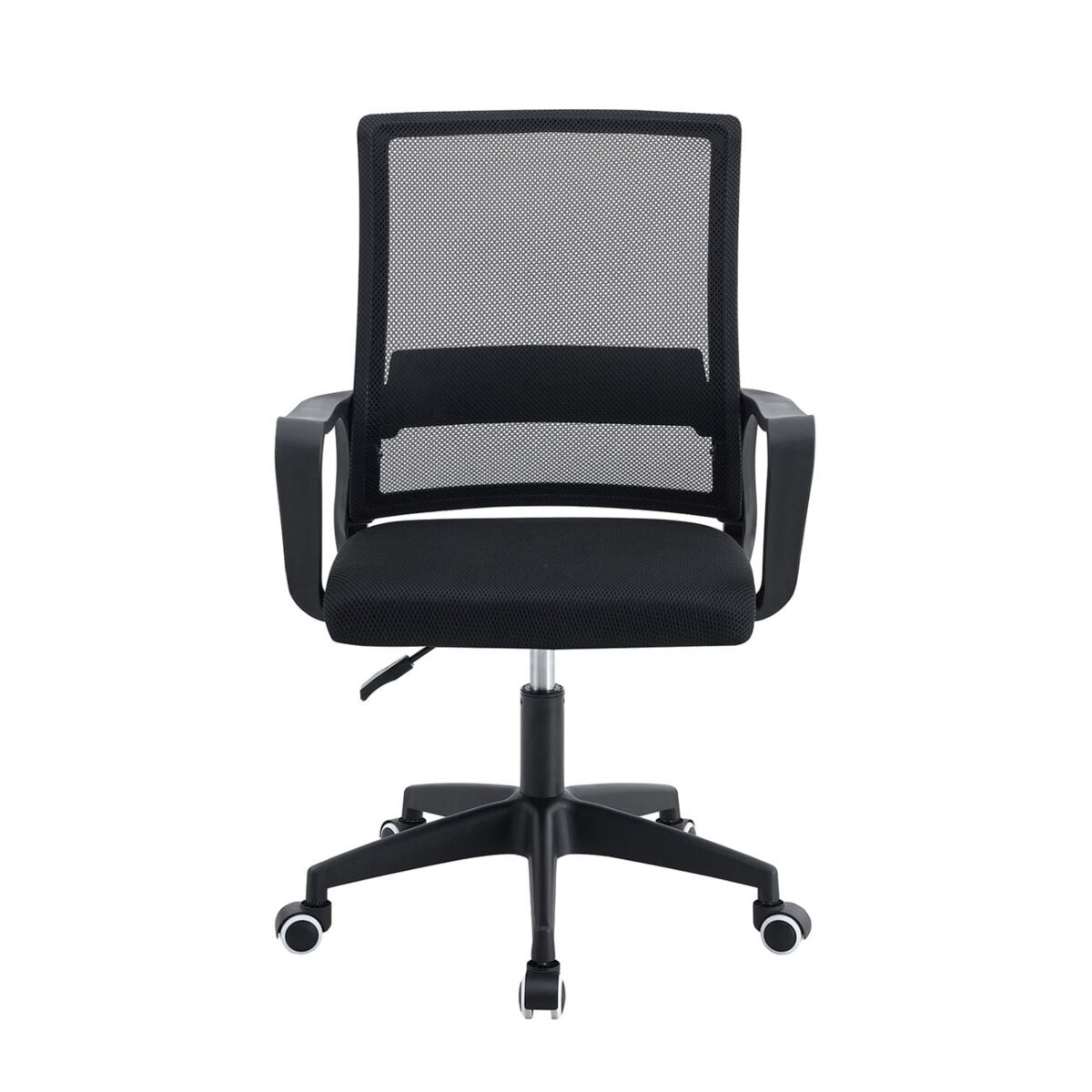 BF2112 Πολυθρόνα Γραφείου Ύφασμα Μαύρο Mesh - Image 4