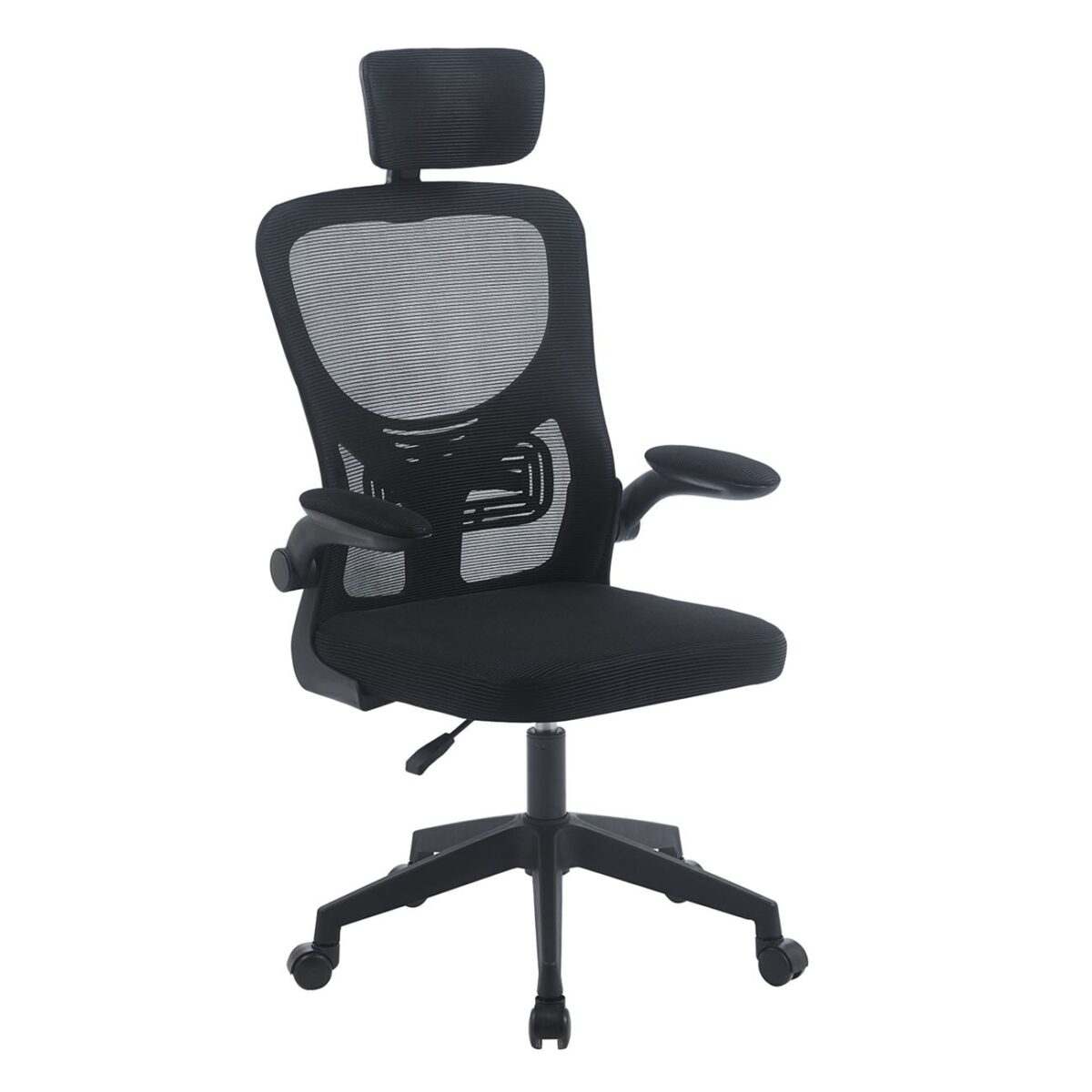 BF3055 Πολυθρόνα Γραφείου- Διευθυντή, Mesh Μαύρο - Image 2