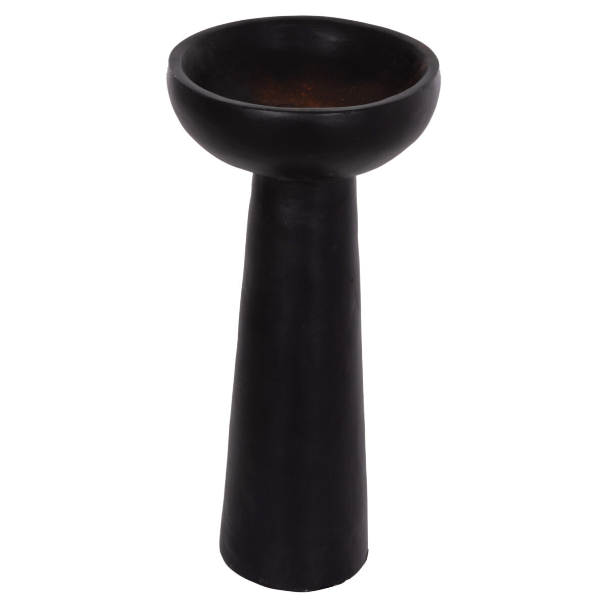 ΕΠΙΤΡΑΠΕΖΙΟ ΔΙΑΚΟΣΜΗΤΙΚΟ ΒΑΖΟ LEKKAN HM4664.01L ΤΕΡΑΚΟΤΑ ΣΕ ΜΑΥΡΟ--Φ18x38Υεκ. - Image 3