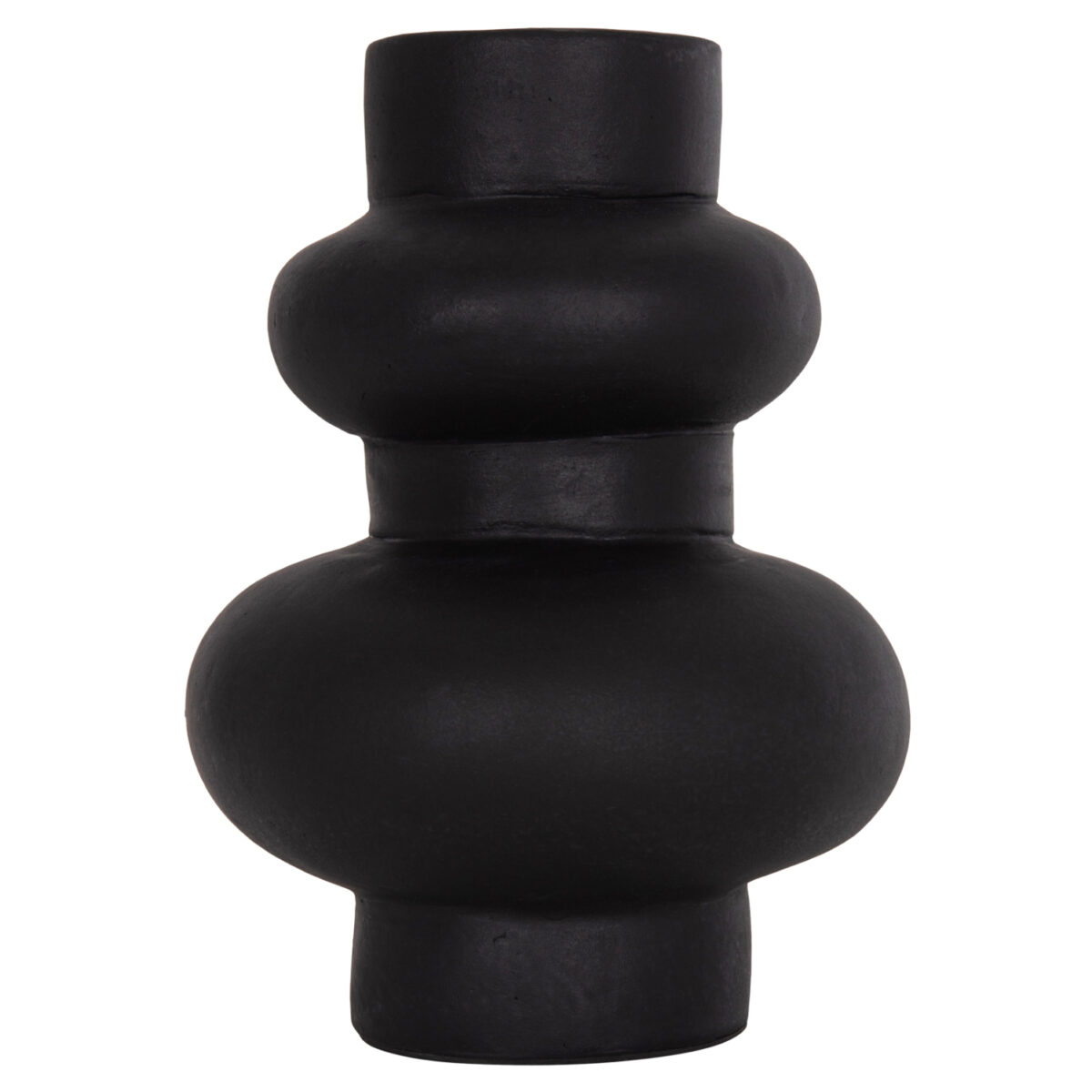 ΕΠΙΤΡΑΠΕΖΙΟ ΔΙΑΚΟΣΜΗΤΙΚΟ ΒΑΖΟ LEMA HM4664.01M ΤΕΡΑΚΟΤΑ ΣΕ ΜΑΥΡΟ--Φ22x29Υεκ. - Image 3