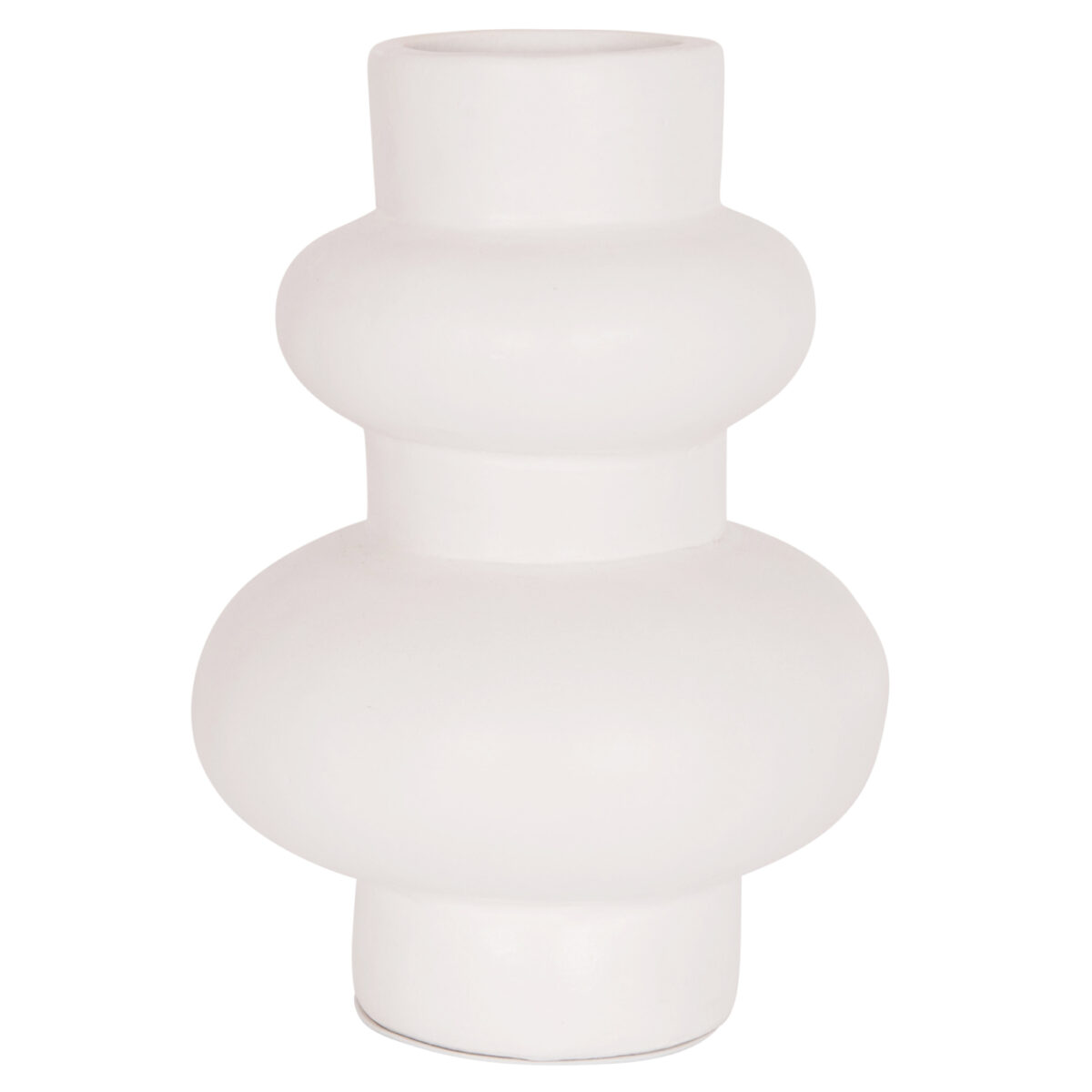 ΕΠΙΤΡΑΠΕΖΙΟ ΔΙΑΚΟΣΜΗΤΙΚΟ ΒΑΖΟ LEMA HM4664.02M ΤΕΡΑΚΟΤΑ ΣΕ ΛΕΥΚΟ--Φ22x29Υεκ. - Image 3