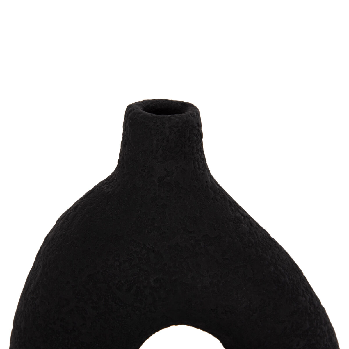 ΕΠΙΤΡΑΠΕΖΙΟ ΔΙΑΚΟΣΜΗΤΙΚΟ ΒΑΖΟ DECANT HM4667.01Μ ΤΕΡΑΚΟΤΑ ΣΕ ΜΑΥΡΟ--17x6.5x20Υεκ. - Image 6