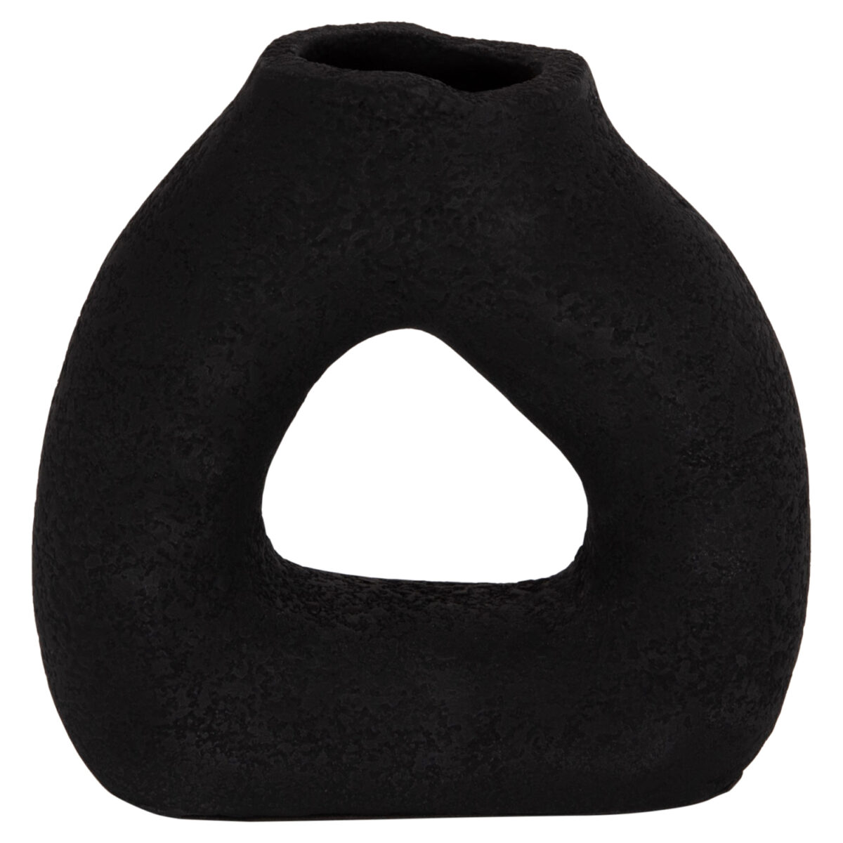 ΕΠΙΤΡΑΠΕΖΙΟ ΔΙΑΚΟΣΜΗΤΙΚΟ ΒΑΖΟ DECANT HM4667.01S ΤΕΡΑΚΟΤΑ ΣΕ ΜΑΥΡΟ--17.5x6.5x17Υεκ. - Image 3