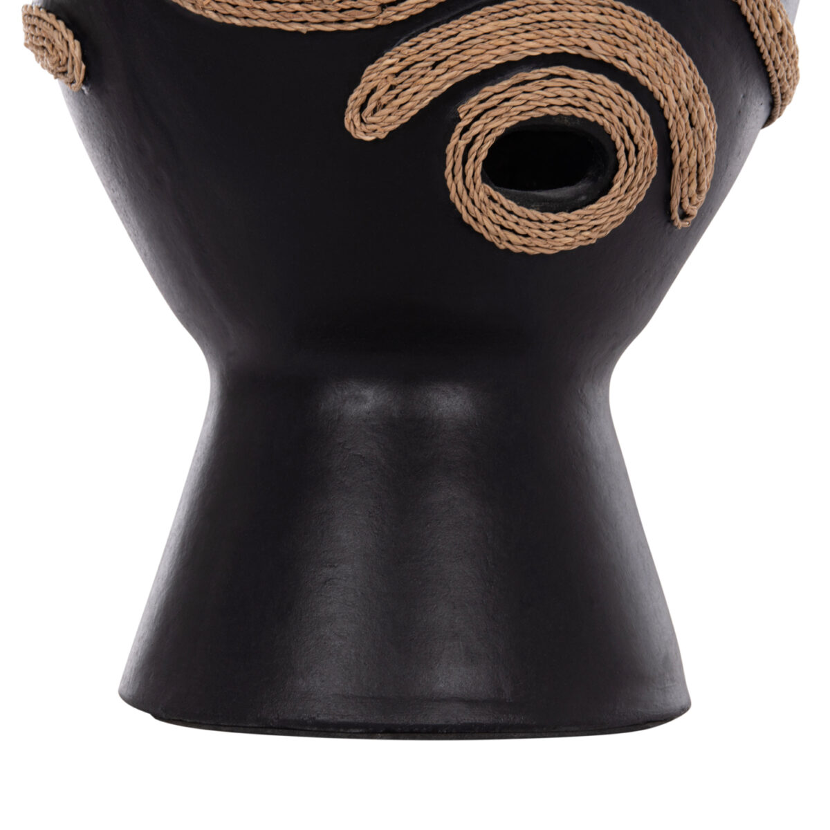 ΕΠΙΤΡΑΠΕΖΙΟ ΔΙΑΚΟΣΜΗΤΙΚΟ ΒΑΖΟ DEAN HM4678.01 ΤΕΡΑΚΟΤΑ ΣΕ ΜΑΥΡΟ--Φ23x29Υεκ. - Image 5