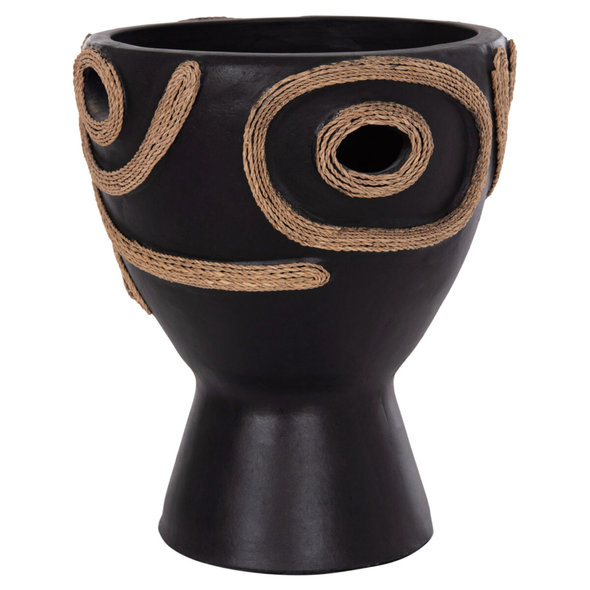 ΕΠΙΤΡΑΠΕΖΙΟ ΔΙΑΚΟΣΜΗΤΙΚΟ ΒΑΖΟ DEAN HM4678.01 ΤΕΡΑΚΟΤΑ ΣΕ ΜΑΥΡΟ--Φ23x29Υεκ. - Image 7