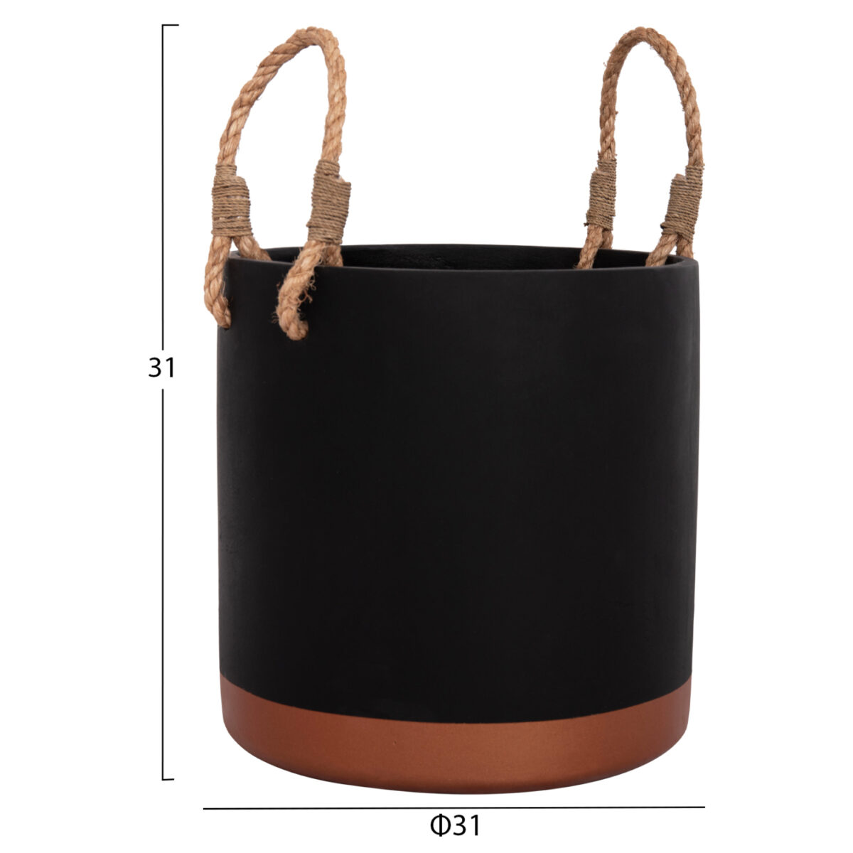 ΓΛΑΣΤΡΑ ΕΣ. ΧΩΡΟΥ ΣΕΙΡΑ TRYLL HM4690M FIBER CEMENT ΜΑΥΡΟ & ΣΧΟΙΝΙ Φ31x31Υεκ. - Image 2