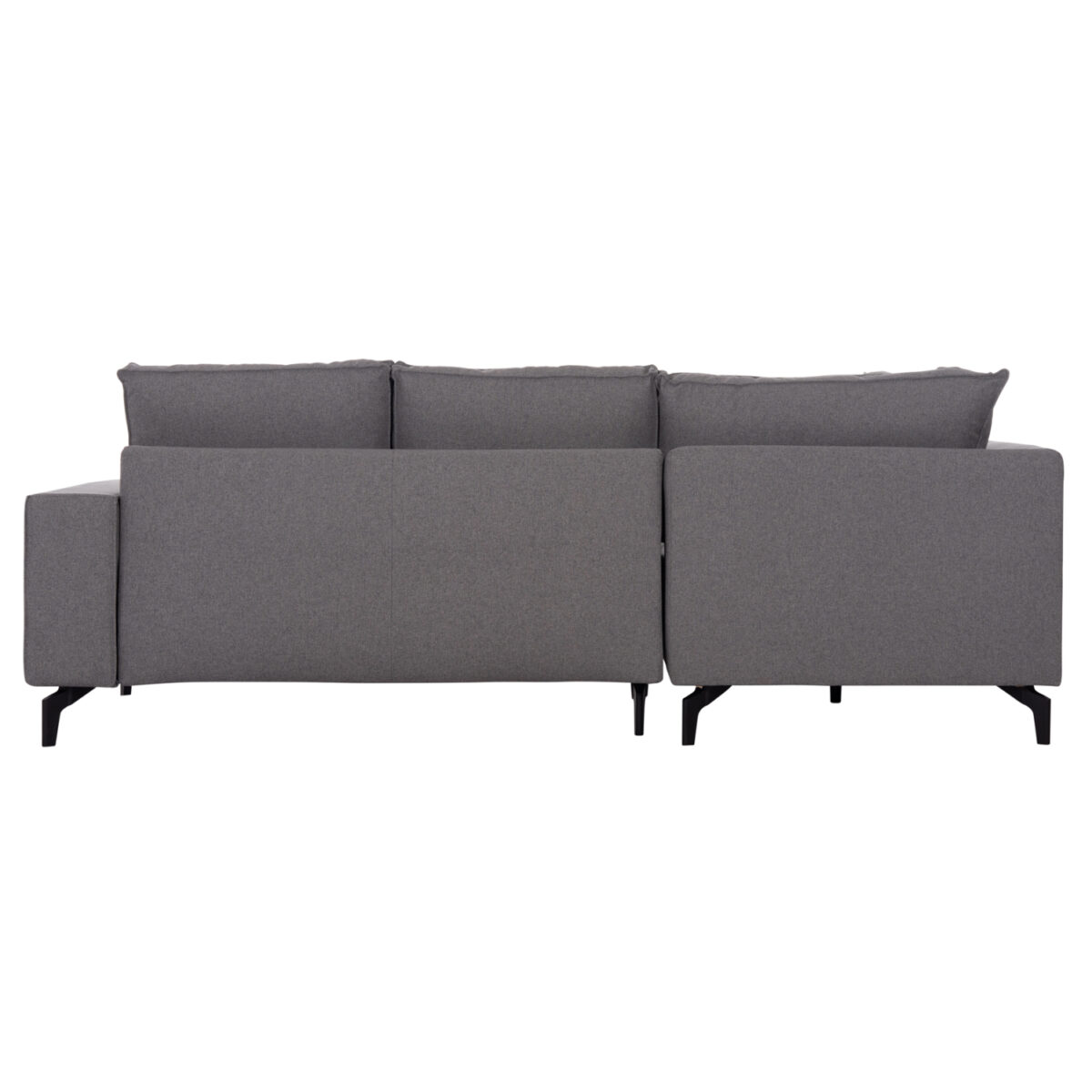 ΓΩΝΙΑΚΟΣ ΚΑΝΑΠΕΣ-ΚΡΕΒΑΤΙ ΜΕ ΑΠΟΘ.ΧΩΡΟ SAFFIRA HM3303.01L ΓΚΡΙ ΥΦΑΣΜΑ 270x195x100Υεκ. - Image 6