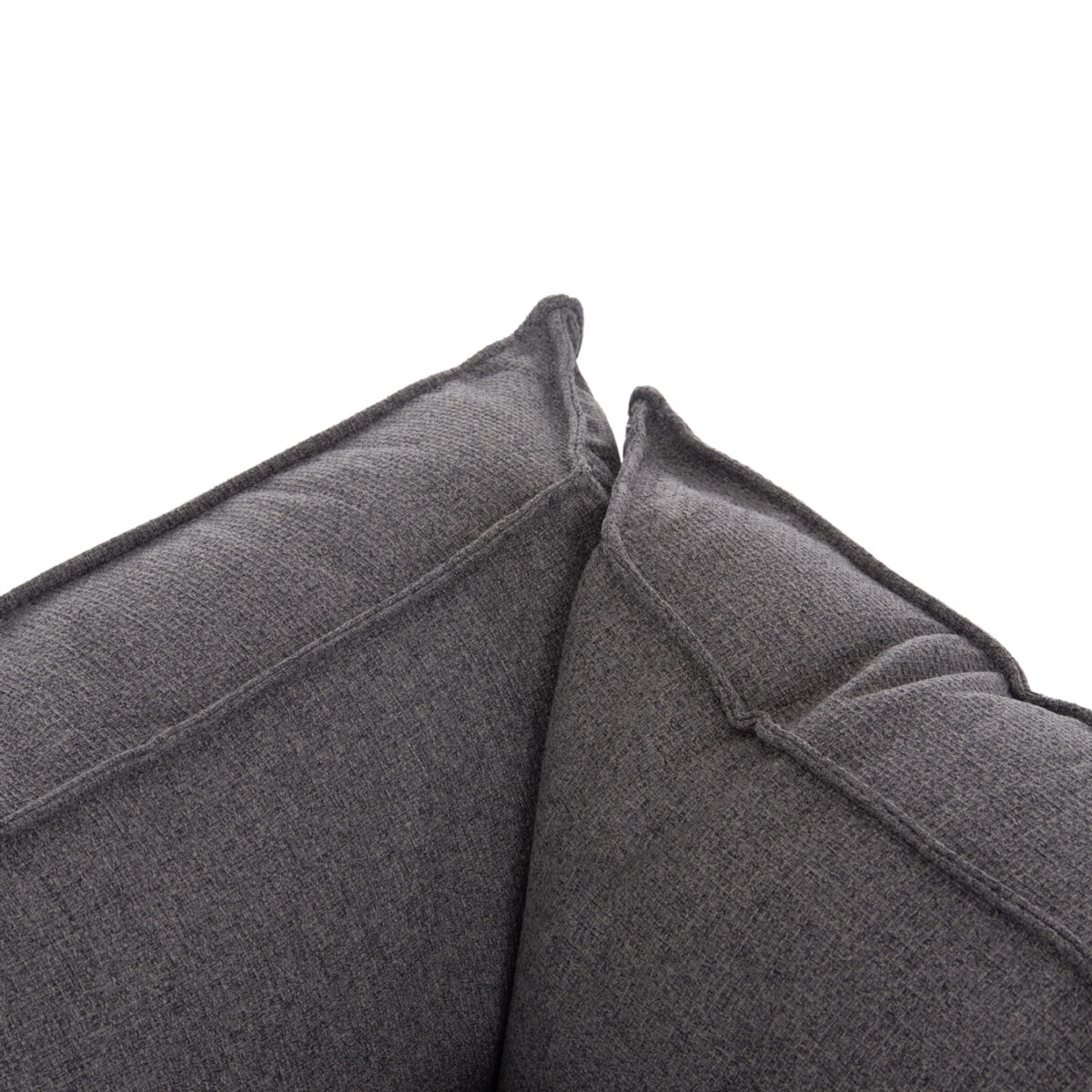 ΓΩΝΙΑΚΟΣ ΚΑΝΑΠΕΣ-ΚΡΕΒΑΤΙ ΜΕ ΑΠΟΘ.ΧΩΡΟ SAFFIRA HM3303.01R ΓΚΡΙ ΥΦΑΣΜΑ 270x195x100Υεκ. - Image 10