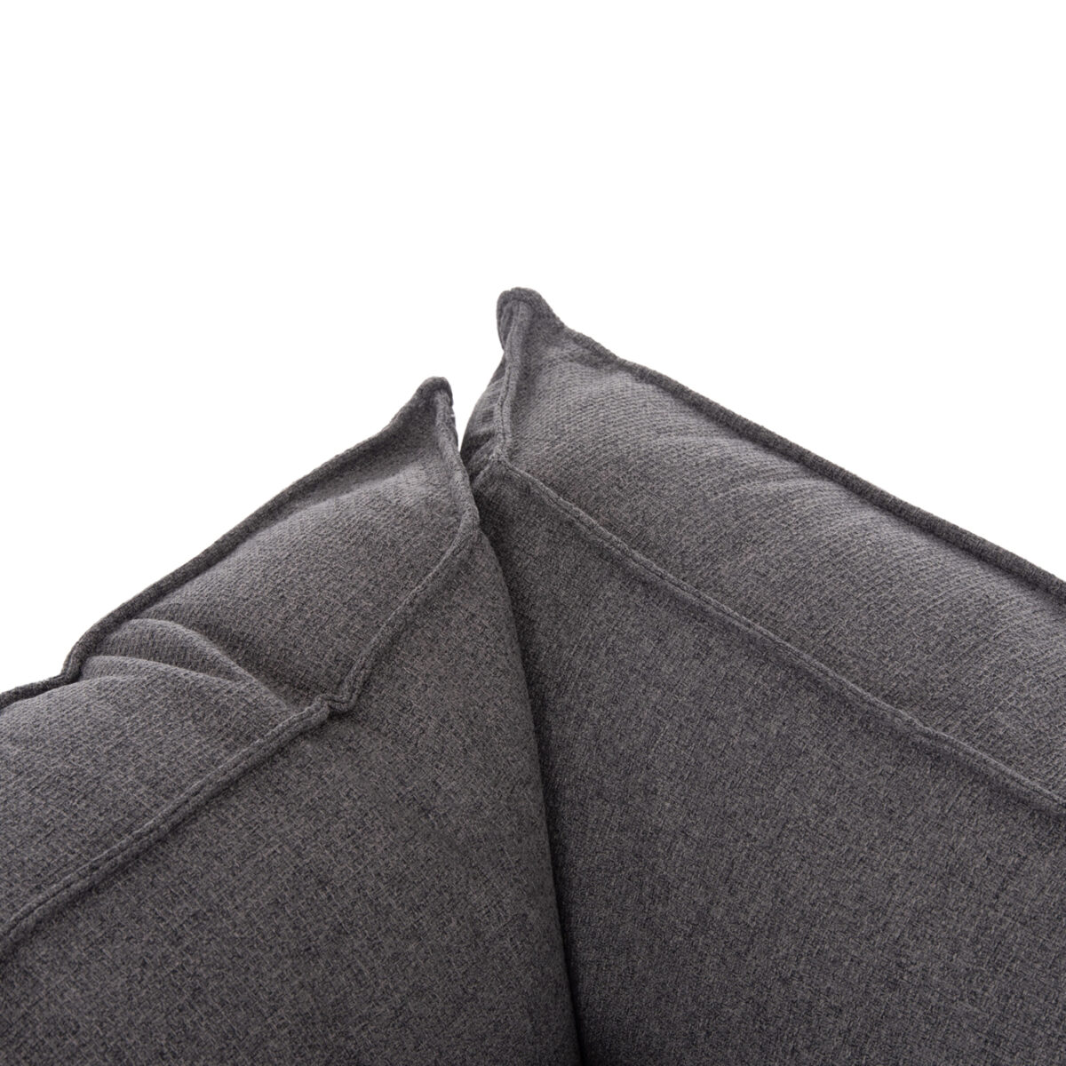 ΓΩΝΙΑΚΟΣ ΚΑΝΑΠΕΣ-ΚΡΕΒΑΤΙ ΜΕ ΑΠΟΘ.ΧΩΡΟ SAFFIRA HM3303.01L ΓΚΡΙ ΥΦΑΣΜΑ 270x195x100Υεκ. - Image 10