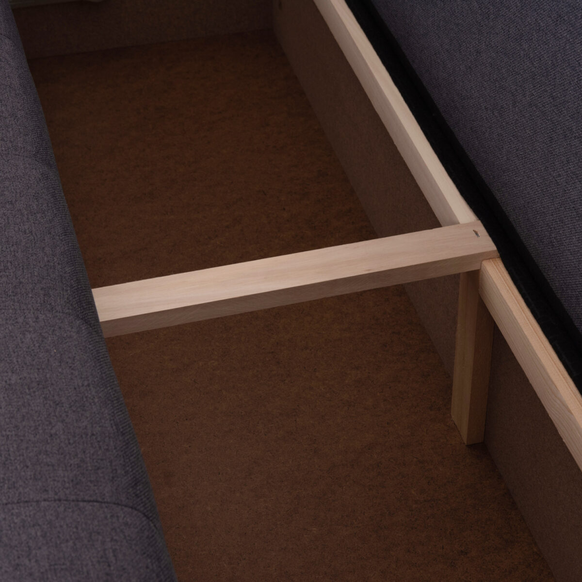 ΓΩΝΙΑΚΟΣ ΚΑΝΑΠΕΣ-ΚΡΕΒΑΤΙ ΜΕ ΑΠΟΘ.ΧΩΡΟ TRENDSTON HM3302.01L ΓΚΡΙ ΥΦΑΣΜΑ 298x177x95Υεκ - Image 10