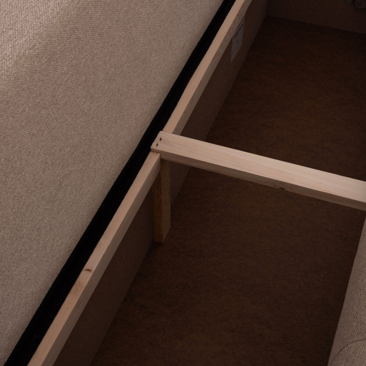 ΓΩΝΙΑΚΟΣ ΚΑΝΑΠΕΣ-ΚΡΕΒΑΤΙ ΜΕ ΑΠΟΘ.ΧΩΡΟ TRENDSTON HM3302.03R ΜΠΕΖ ΥΦΑΣΜΑ 298x177x95Υεκ - Image 10