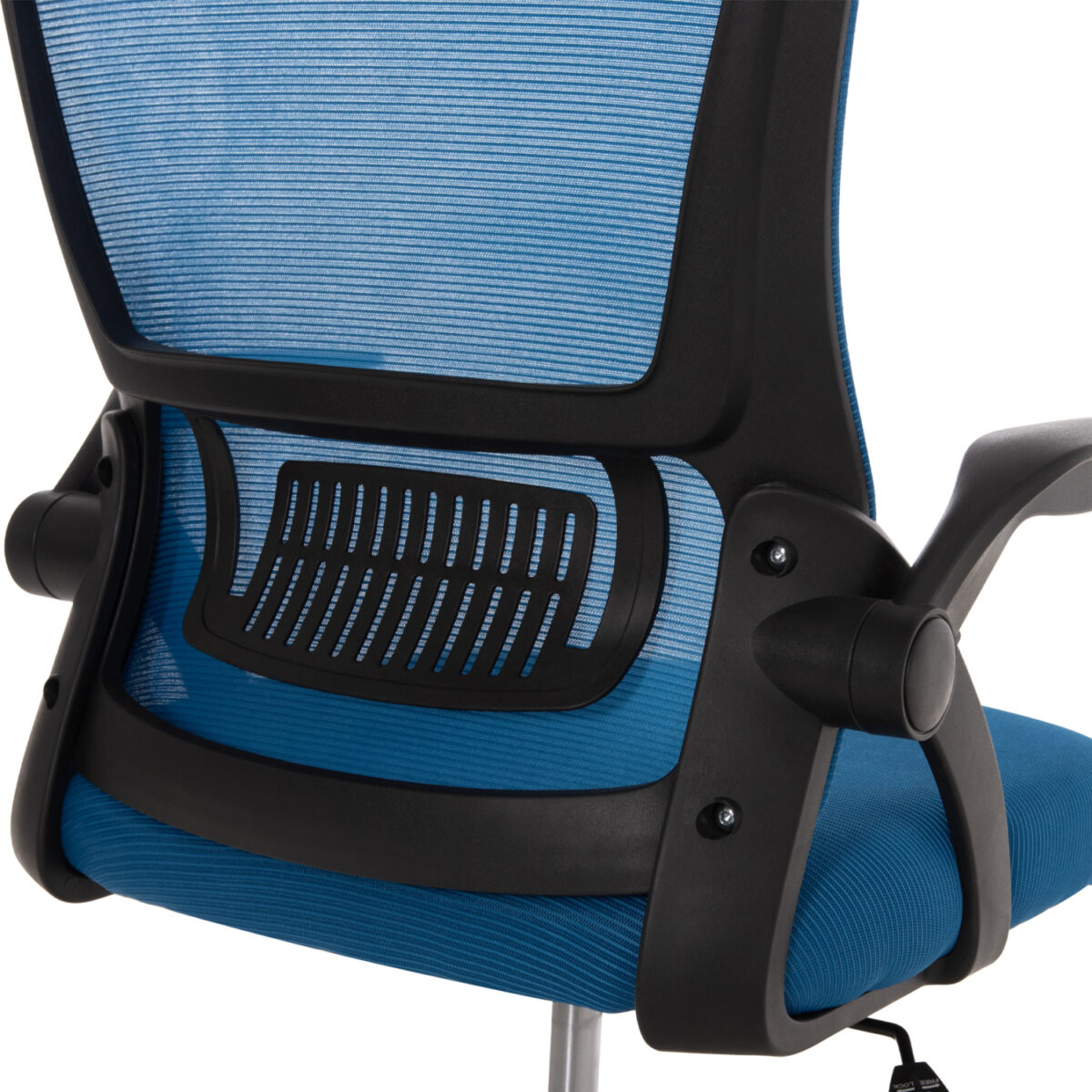 ΚΑΡΕΚΛΑ ΓΡΑΦΕΙΟΥ BLAZER HM1205.03 ΜΠΛΕ MESH-ΜΑΥΡΟΣ ΣΚΕΛΕΤΟΣ 60x58x110-130Υεκ. - Image 10