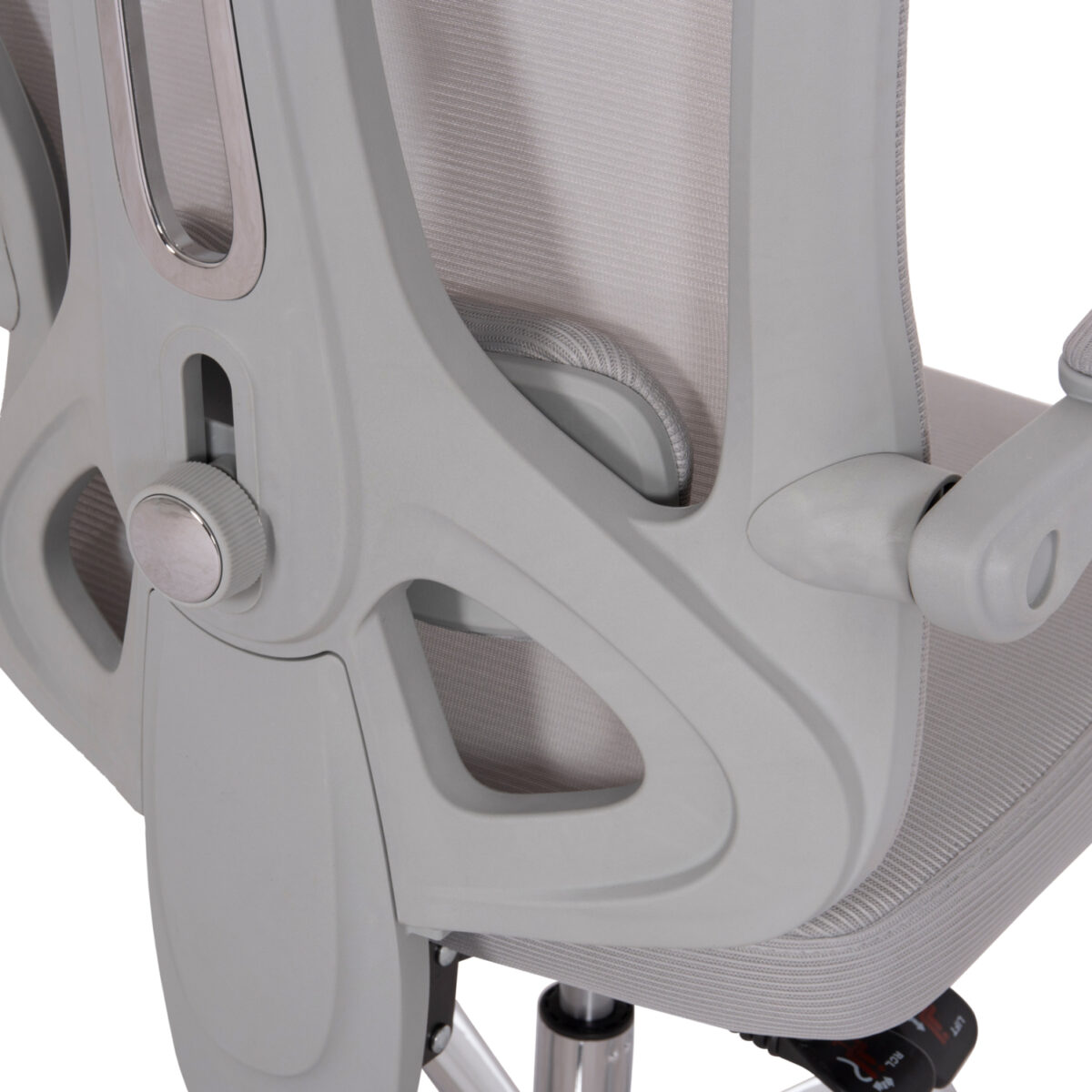 ΚΑΡΕΚΛΑ ΓΡΑΦΕΙΟΥ BARNET HM18258.02 ΓΚΡΙ MESH-ΓΚΡΙ ΣΚΕΛΕΤΟΣ NYLON 61x62x123Υ - Image 10