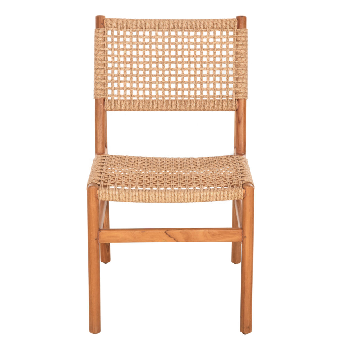 ΚΑΡΕΚΛΑ ΤΡΑΠΕΖΑΡΙΑΣ DINIZ HM6554 ΞΥΛΟ TEAK ΦΥΣΙΚΟ--ΣΥΝΘ.ΣΧΟΙΝΙ 48x60x84Υεκ. - Image 3