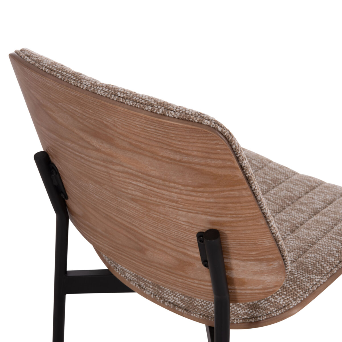 ΚΑΡΕΚΛΑ ΤΡΑΠΕΖΑΡΙΑΣ CONTI HM9983.02 ΜΑΥΡΟ ΜΕΤΑΛΛΟ--ΚΑΦΕ ΥΦΑΣΜΑ 49x56x82Υεκ. - Image 10