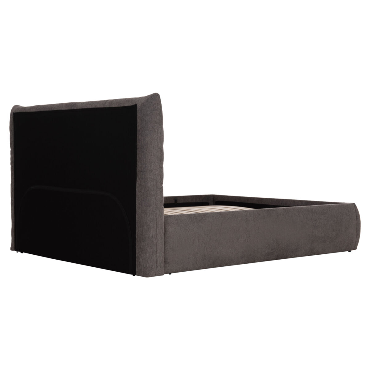 ΚΡΕΒΑΤΙ ΔΙΠΛΟ SANDRA HM732.01 ΓΚΡΙ ΥΦΑΣΜΑ & ΑΠΟΘΗΚΕΥΤΙΚΟΣ ΧΩΡΟΣ ΓΙΑ ΣΤΡΩΜΑ 160x200εκ - Image 6