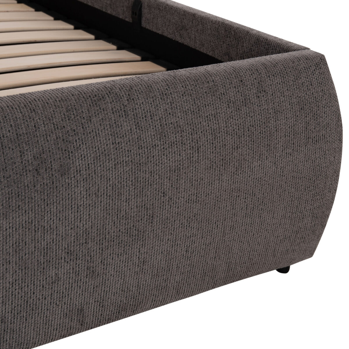 ΚΡΕΒΑΤΙ ΔΙΠΛΟ SANDRA HM732.01 ΓΚΡΙ ΥΦΑΣΜΑ & ΑΠΟΘΗΚΕΥΤΙΚΟΣ ΧΩΡΟΣ ΓΙΑ ΣΤΡΩΜΑ 160x200εκ - Image 8