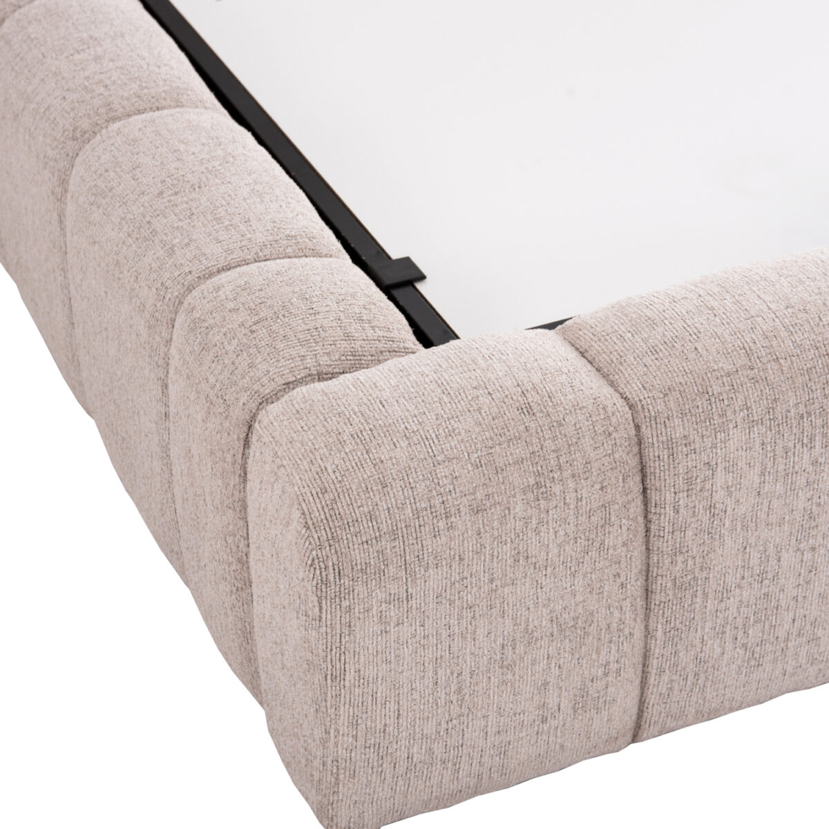 ΚΡΕΒΑΤΙ ΔΙΠΛΟ ΜΕ ΣΤΡΩΜΑ & ΑΠΟΘ.ΧΩΡΟ REMO HM21167 ΜΠΕΖ ΜΠΟΥΚΛΕ--ΓΙΑ 160x200εκ - Image 7